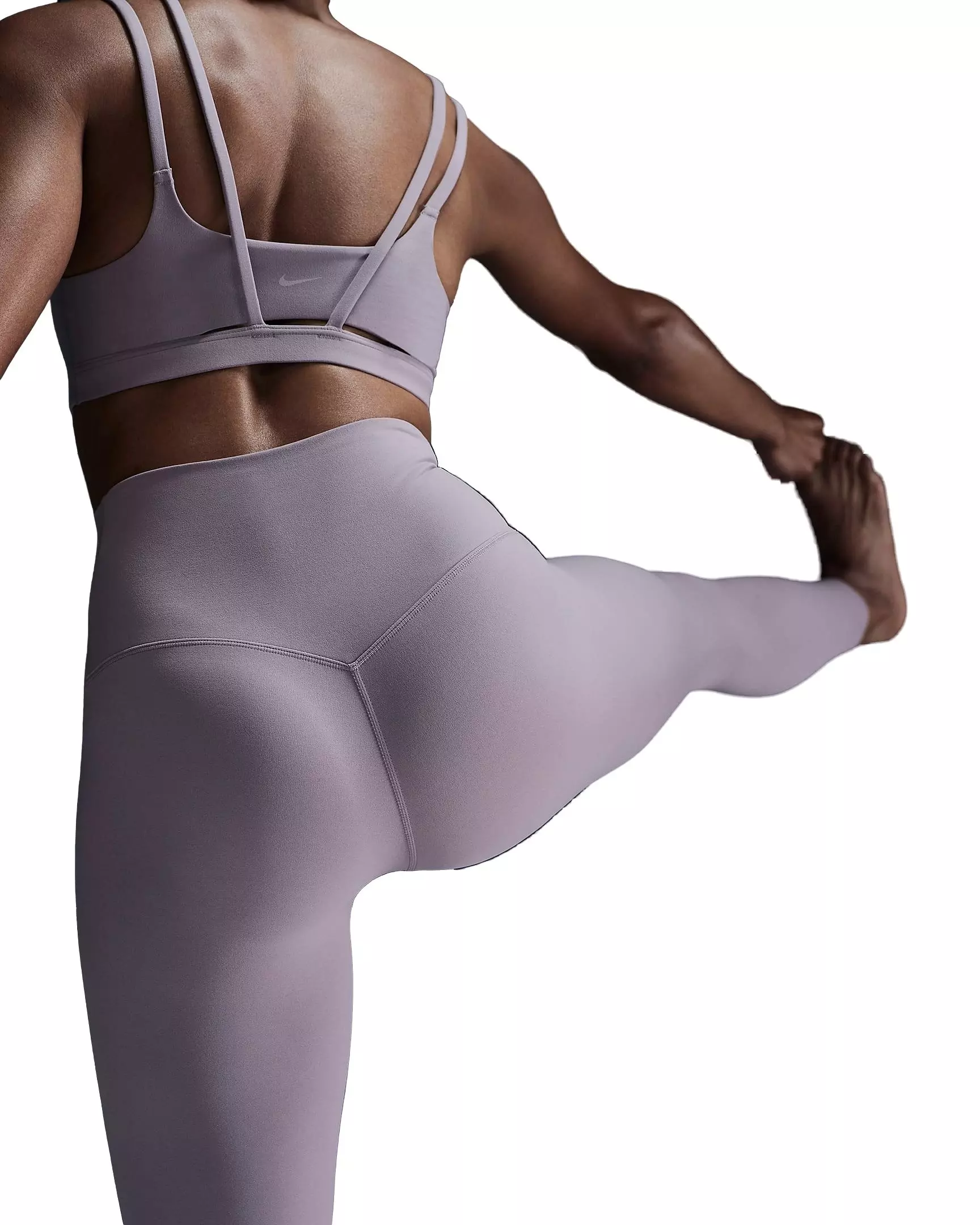 Nike Women's Zenvy Gentle-Support High-Waisted 7/8 Leggings - LIGHT PURPLE