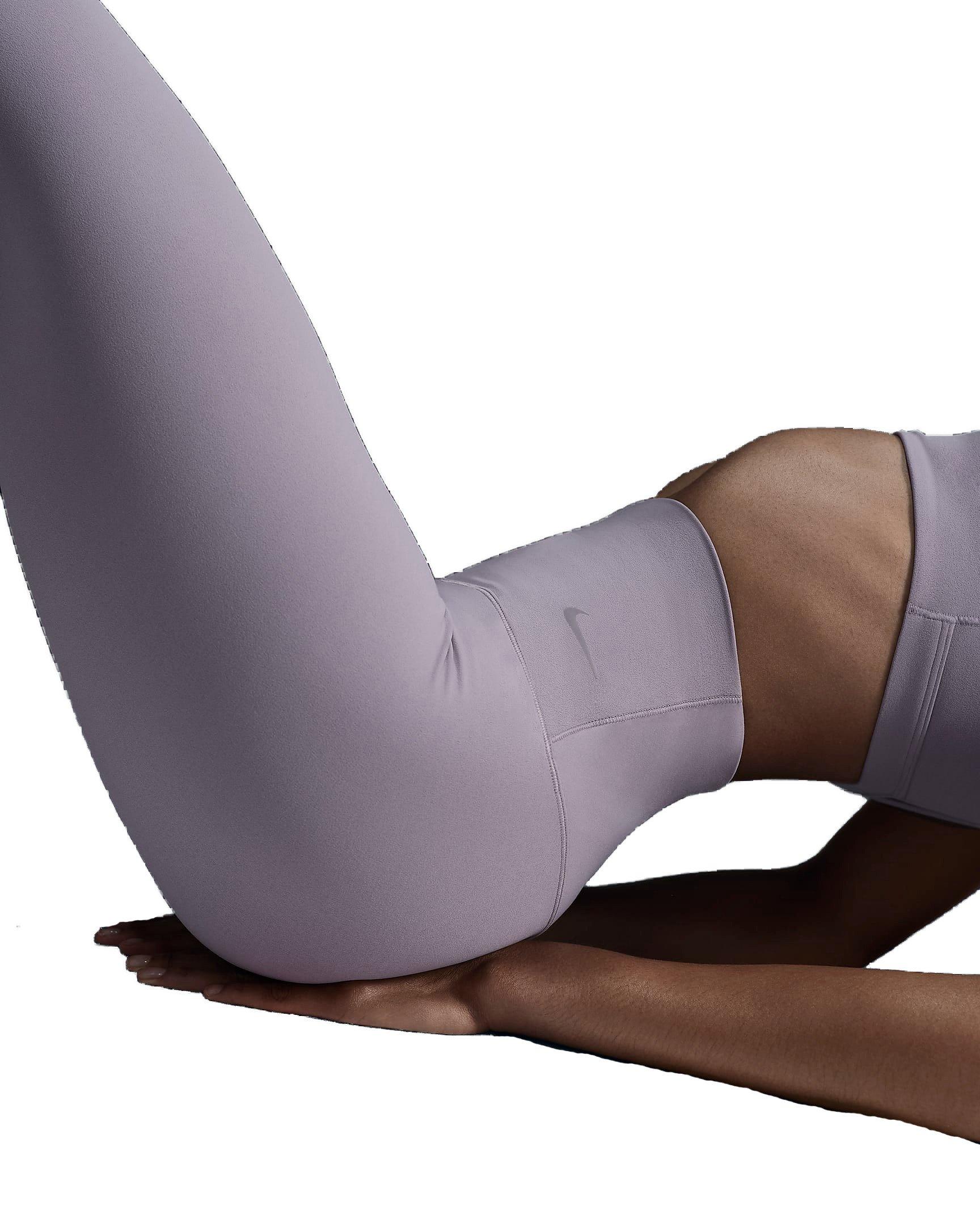 Nike Women's Zenvy Gentle-Support High-Waisted 7/8 Leggings - LIGHT PURPLE Thumbnail View 5