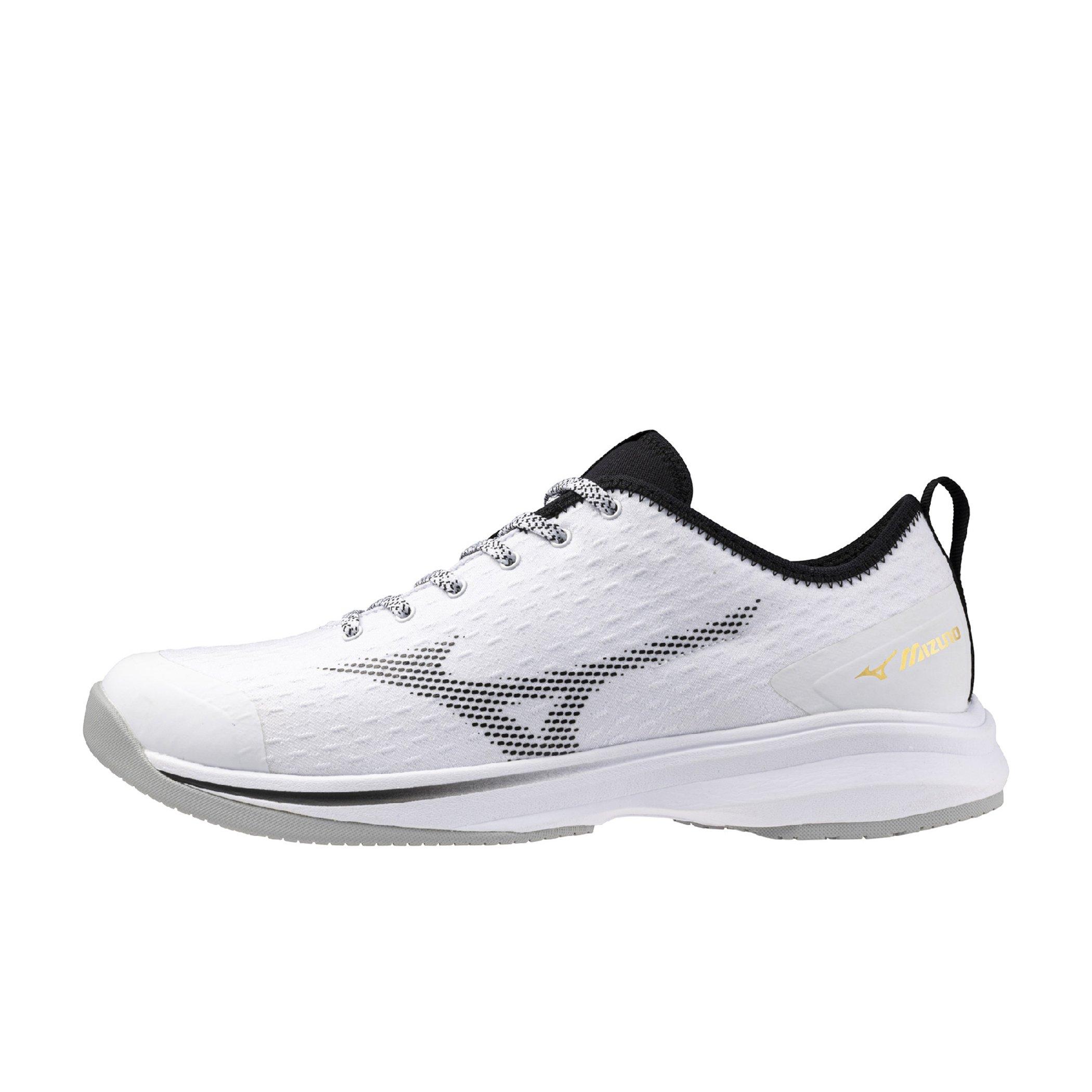 Mizuno Dominant 4 Low Turf "White/Black" Men's Baseball Shoe - WHITE/BLACK Thumbnail View 2