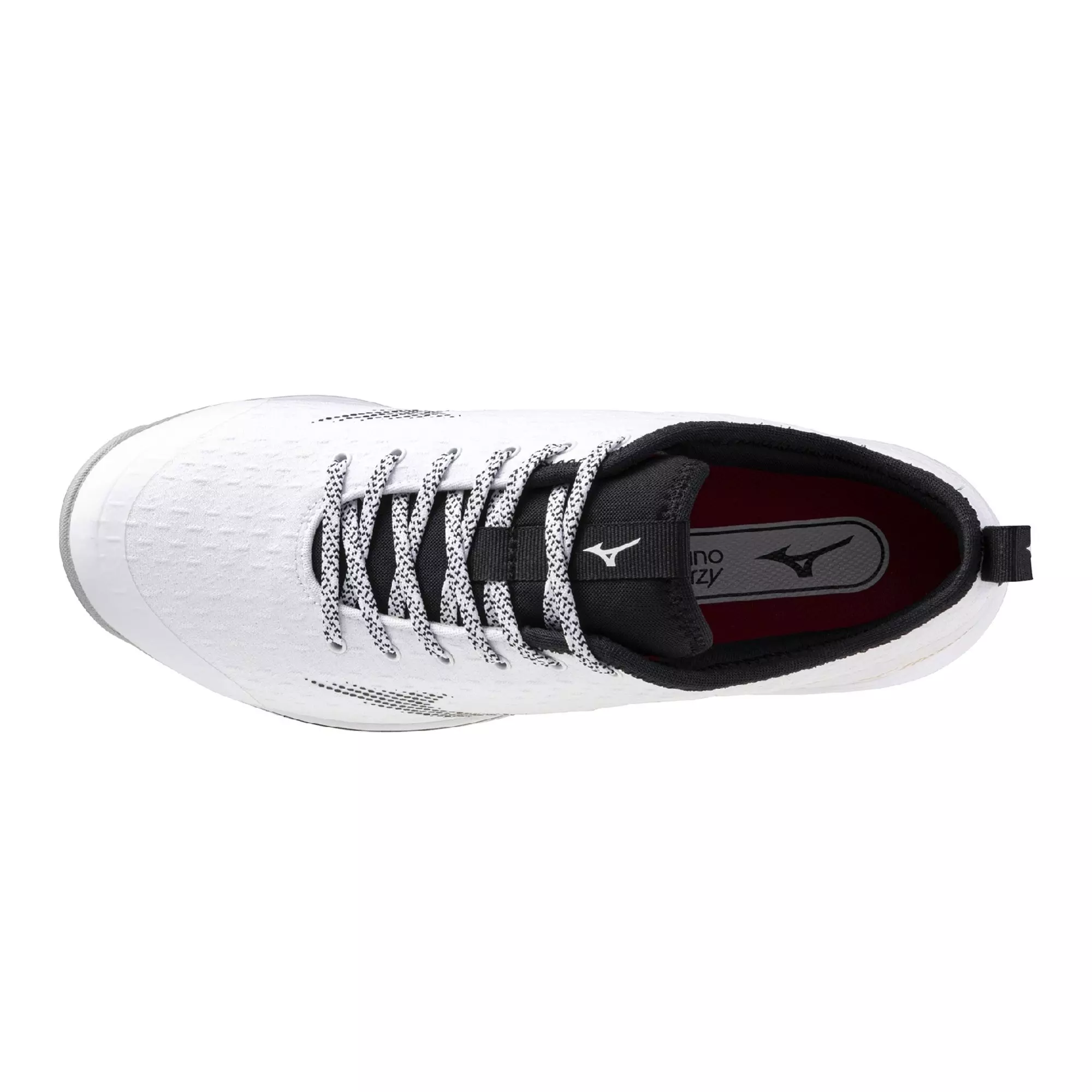 Mizuno Dominant 4 Low Turf "White/Black" Men's Baseball Shoe - WHITE/BLACK