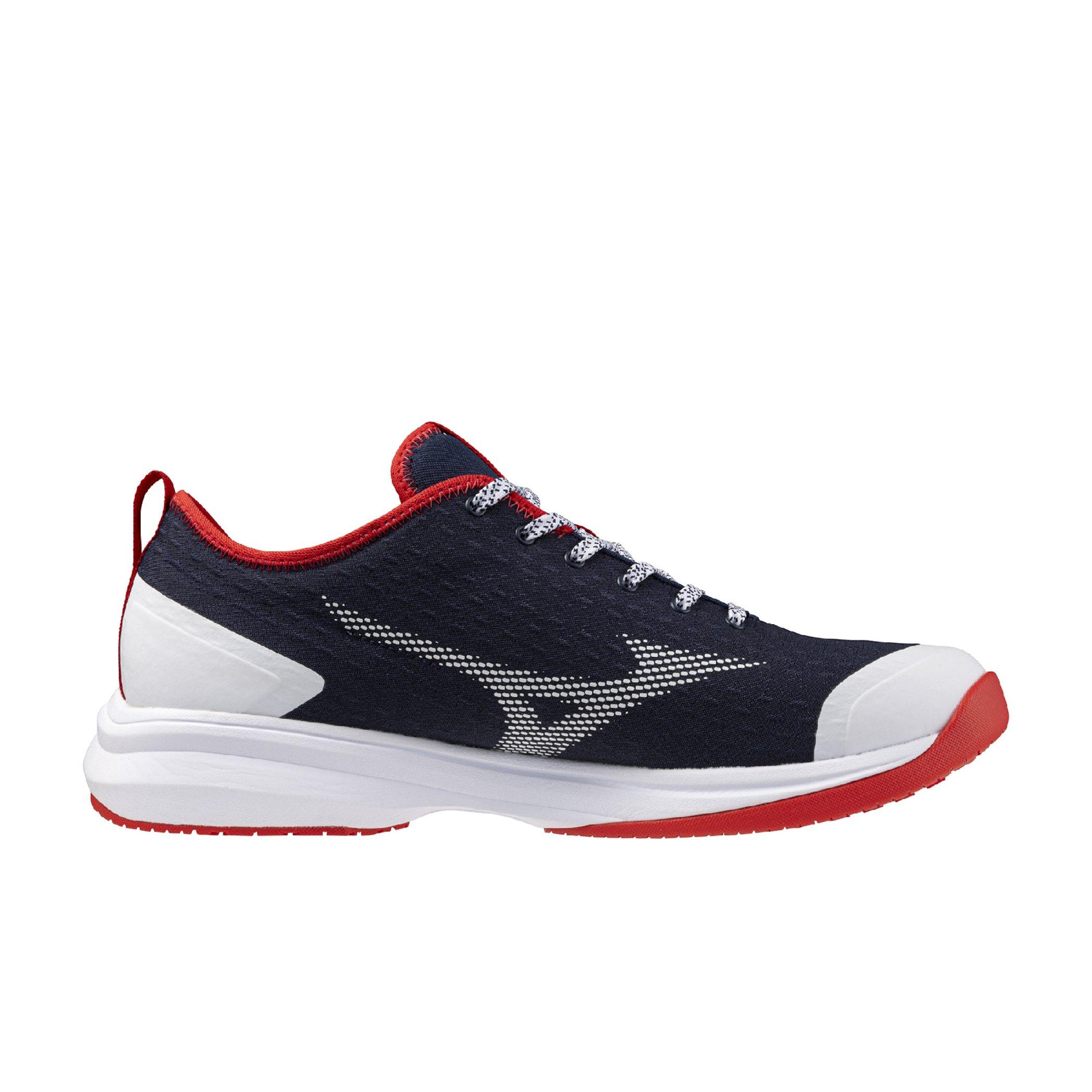 Mizuno Dominant 4 Low Turf "Navy/Red" Men's Baseball Shoe - NAVY/RED Thumbnail View 1