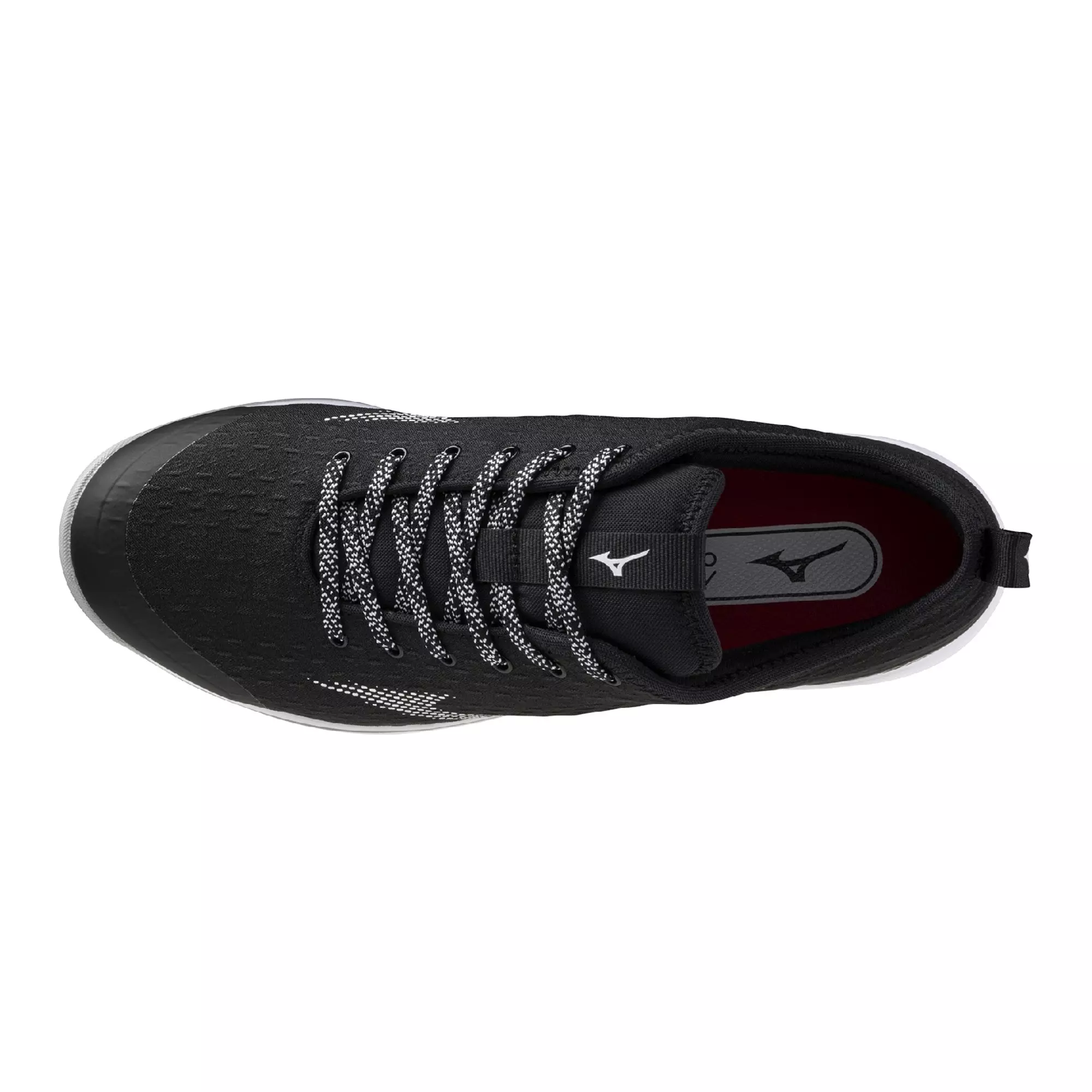 Mizuno Dominant 4 Low Turf "Black/White" Men's Baseball Shoe - BLACK/WHITE