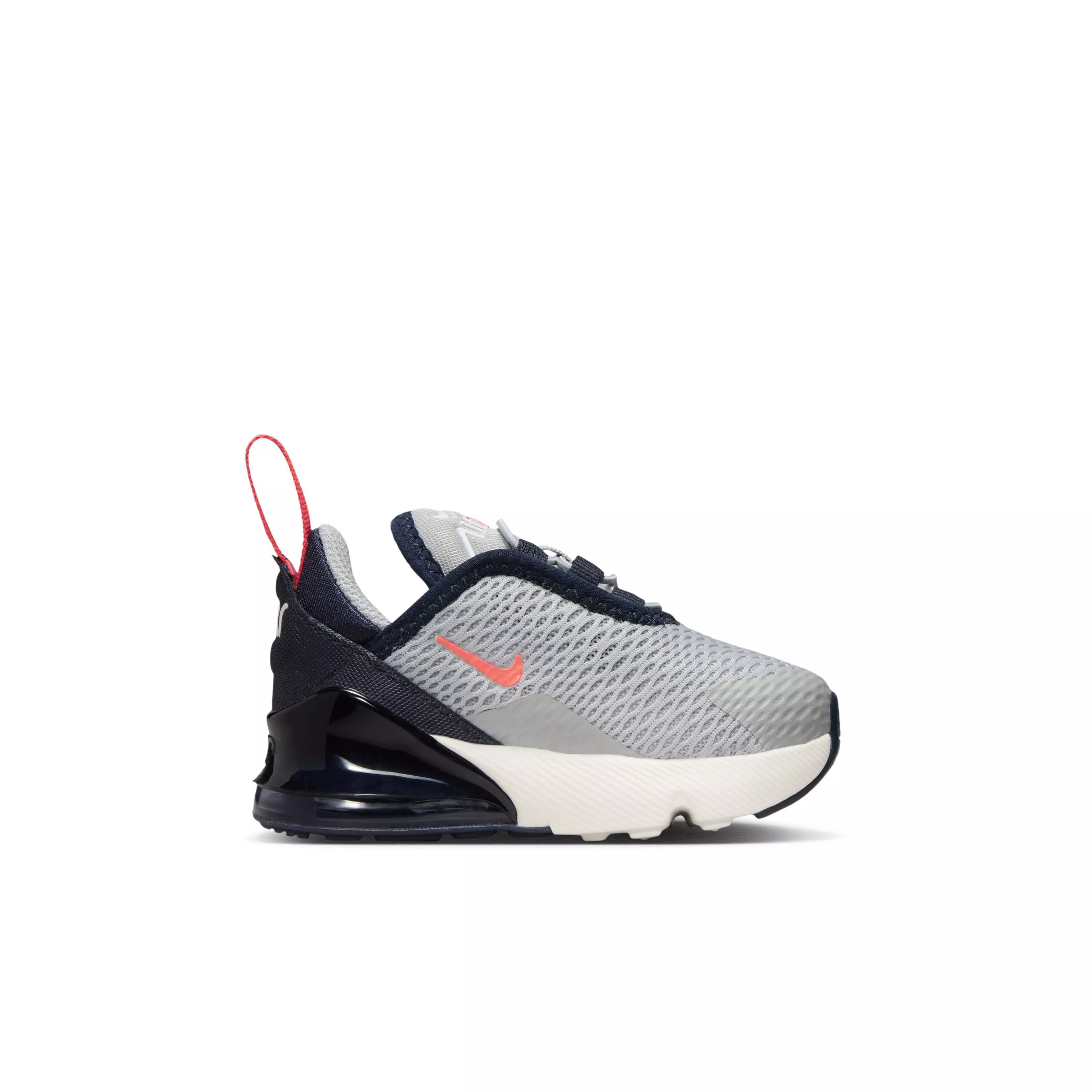 Nike Air Max 270 "Light Smoke Grey/Dark Obsidian/Phantom/Bright Crimson" Infant Boys' Shoe - LT GREY/DK OBSIDIAN/PHANTOM/CRIMSON