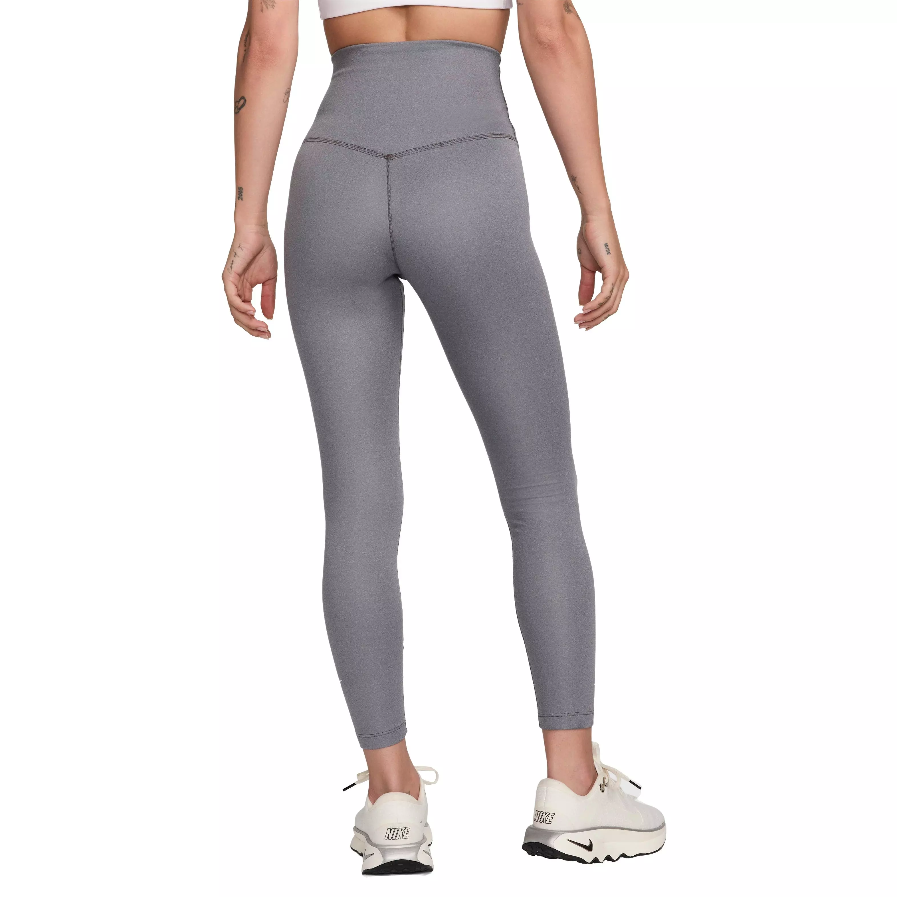 Nike Women's One Therma-FIT High-Rise 7/8 Leggings - Grey - GREY