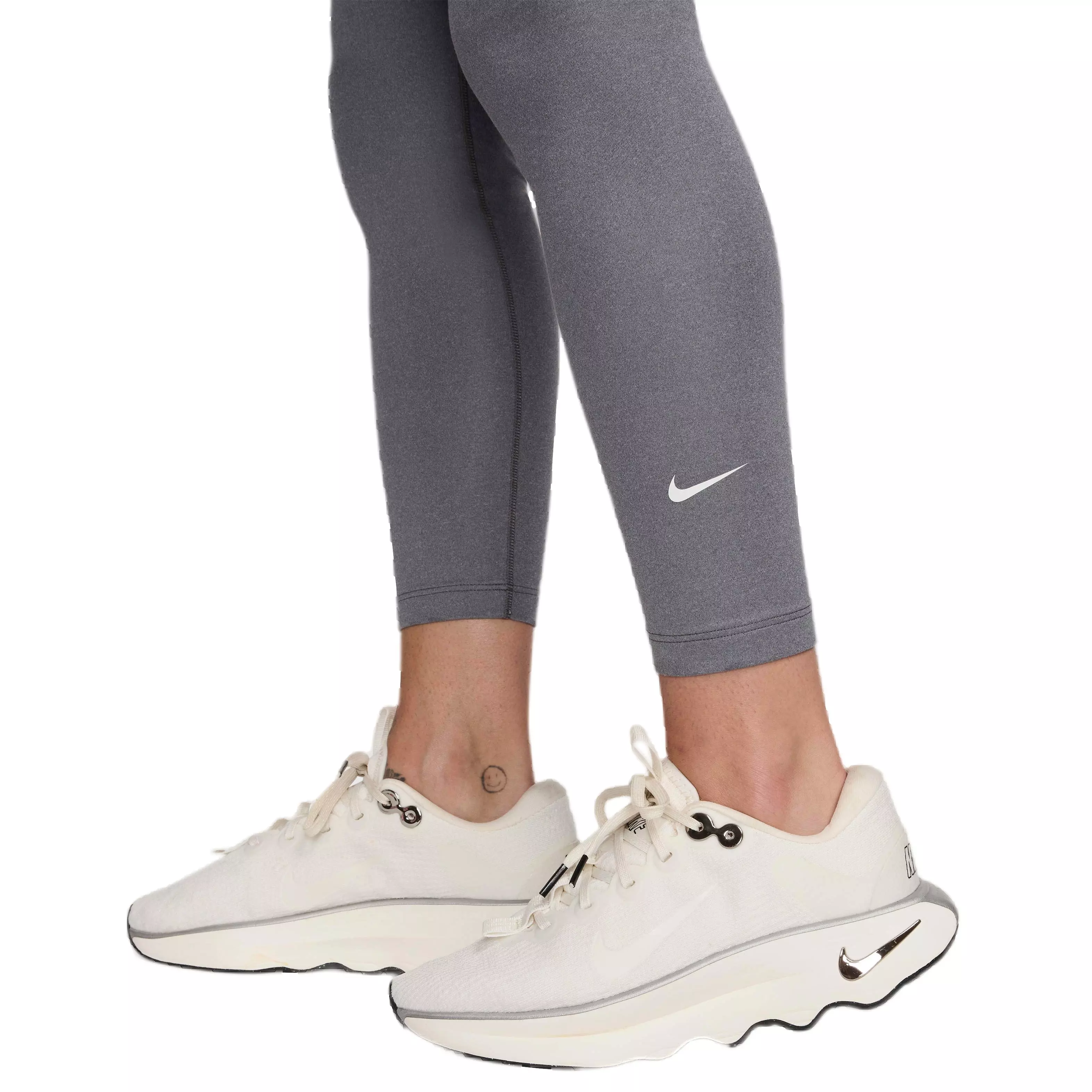 Nike Women's One Therma-FIT High-Rise 7/8 Leggings - Grey - GREY
