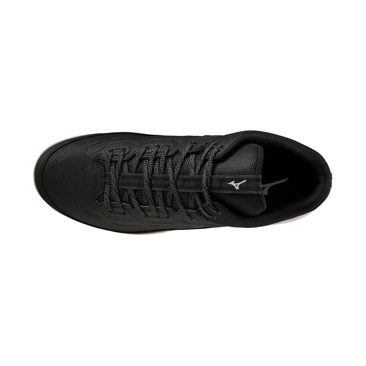 Mizuno Ambition 3 BB Mid AS "Black/White" Men's Baseball Shoe - BLACK/WHITE Thumbnail View 3