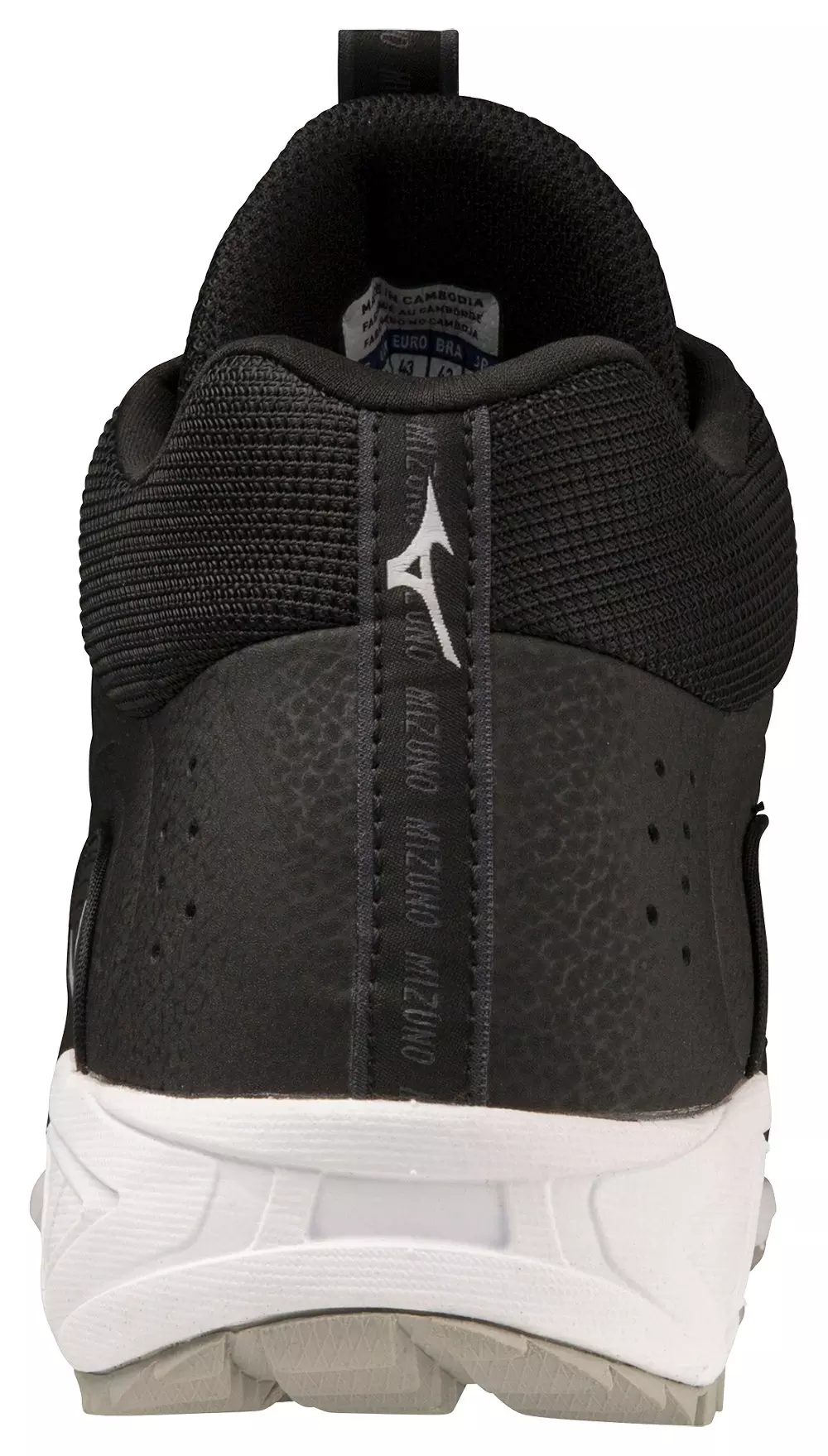 Mizuno Ambition 3 BB Mid AS "Black/White" Men's Baseball Shoe - BLACK/WHITE