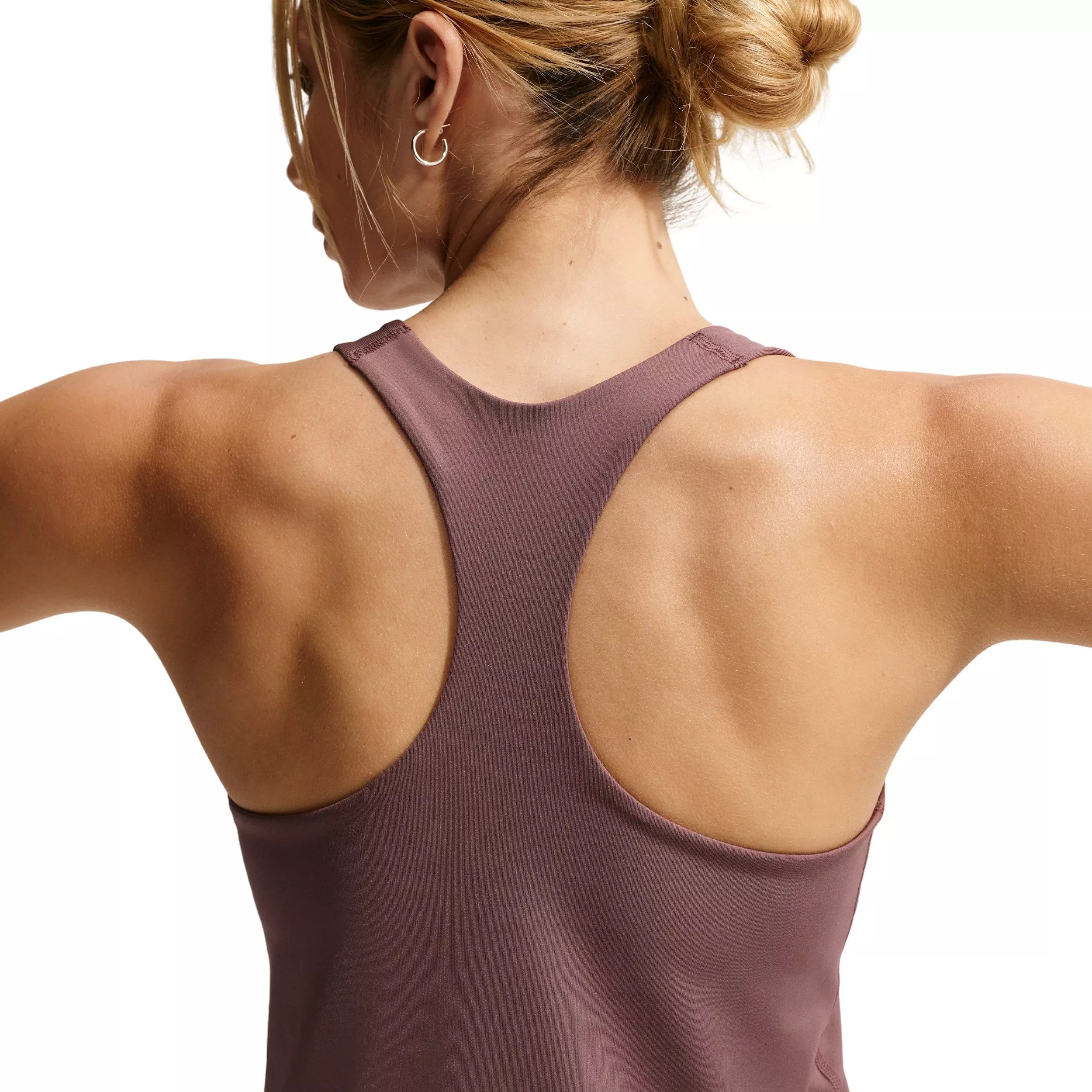 Nike Women's Swoosh Medium-Support Padded Sports Bra Tank -Tattoo Purple - TATTOO PURPLE