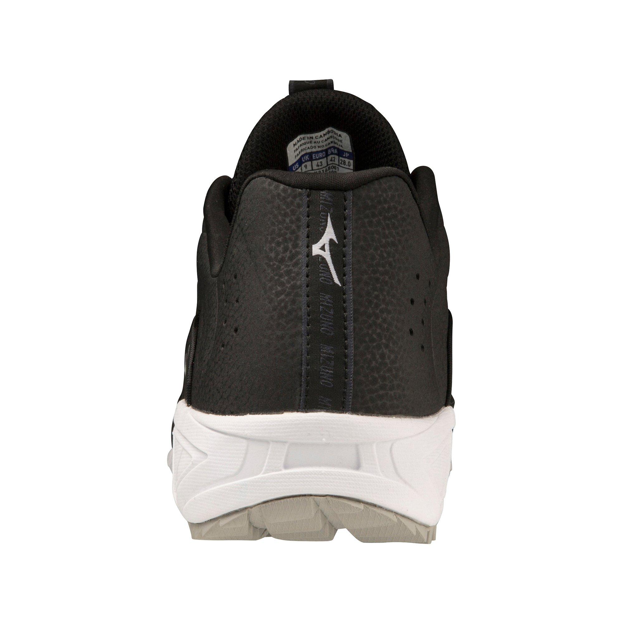 Mizuno Ambition 3 BB AS "Black/White" Men's Baseball Shoe - BLACK/WHITE Thumbnail View 5