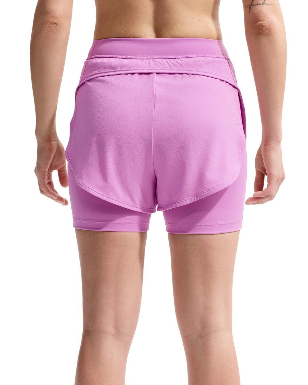 Nike Women's Universa 2-in-1 5" Shorts - Magenta - MAGENTA Thumbnail View 2