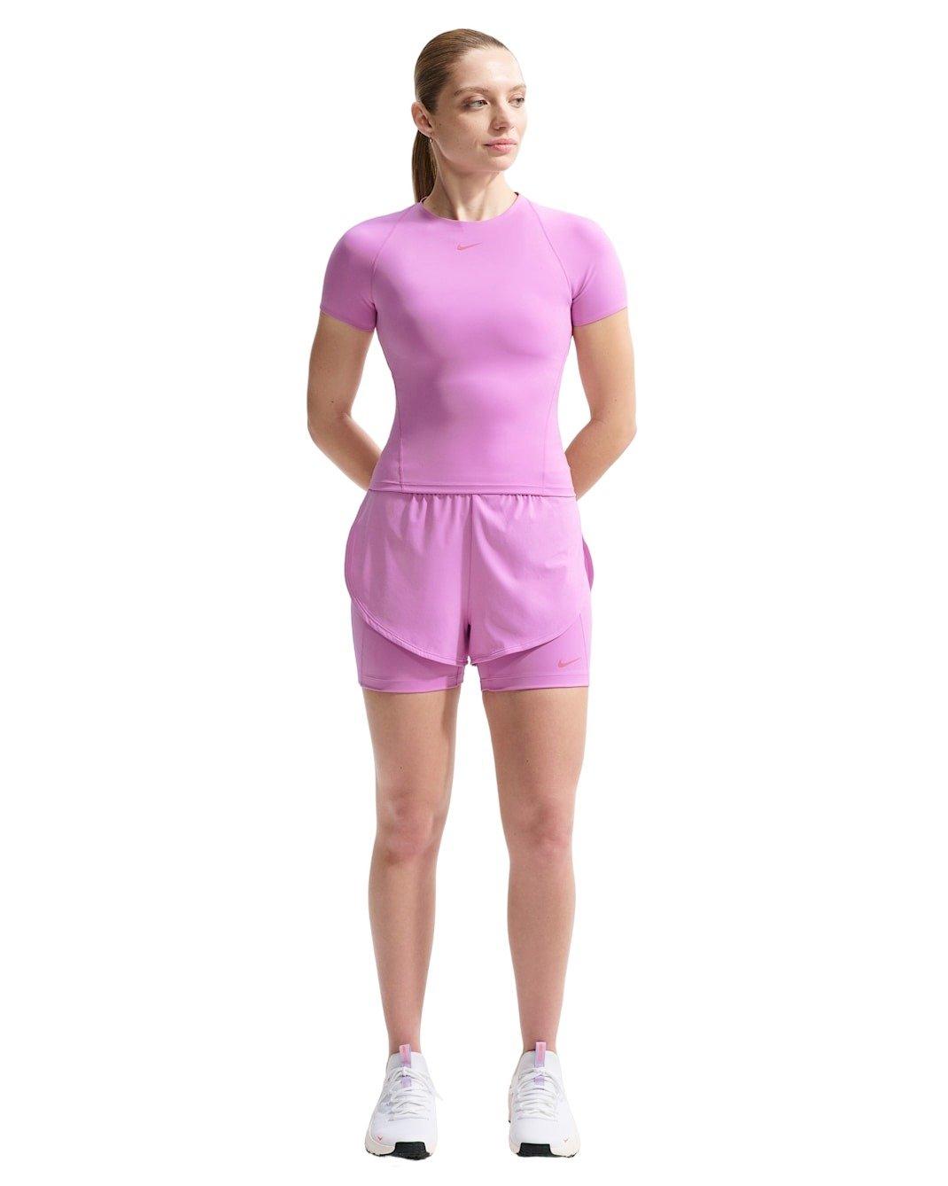 Nike Women's Universa 2-in-1 5" Shorts -Magenta - MAGENTA Thumbnail View 5