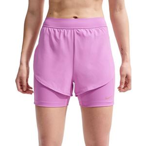 Nike Women's Universa 2-in-1 5" Shorts -Magenta