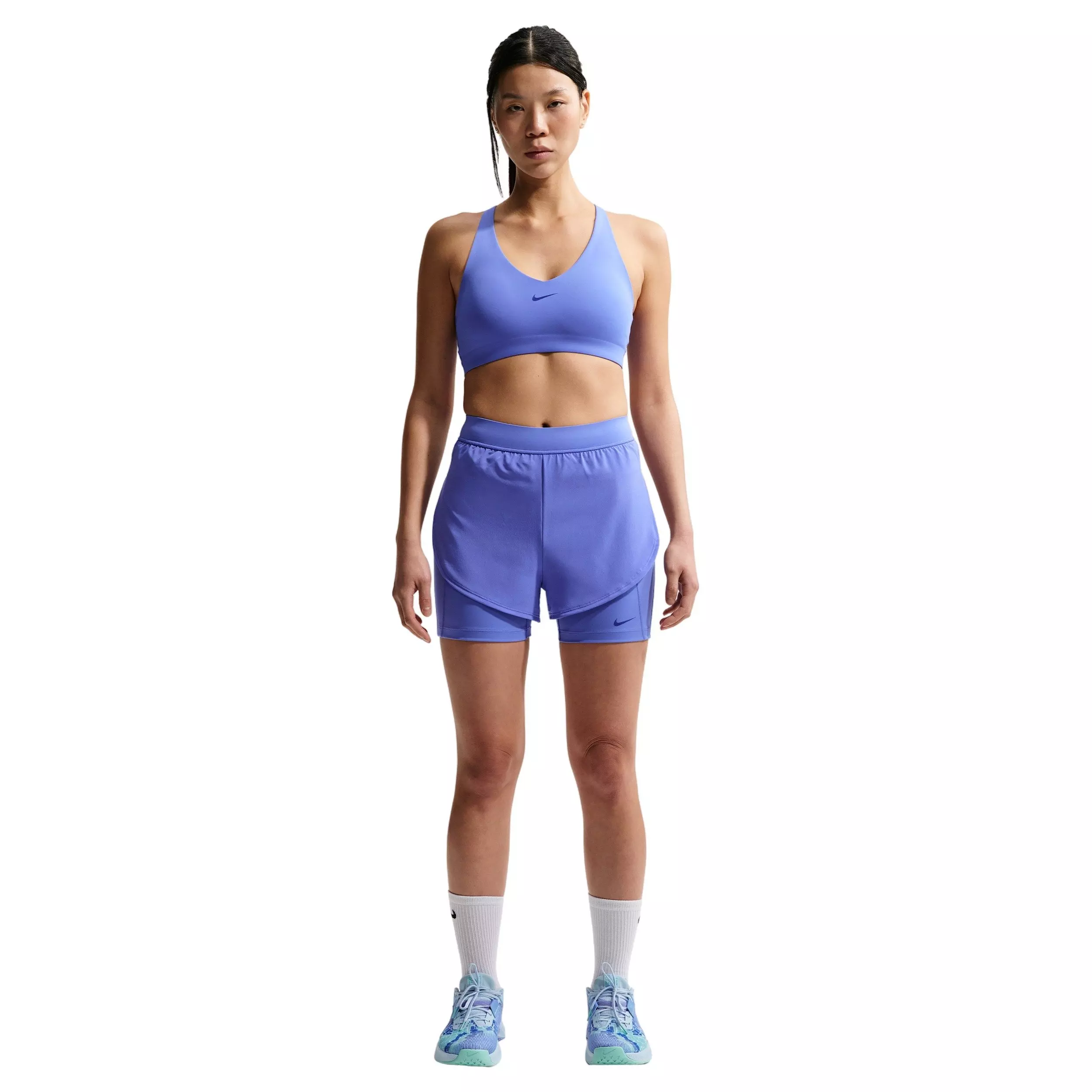 Nike Women's Universa 2-in-1 5" Shorts - Sapphire - SAPPHIRE