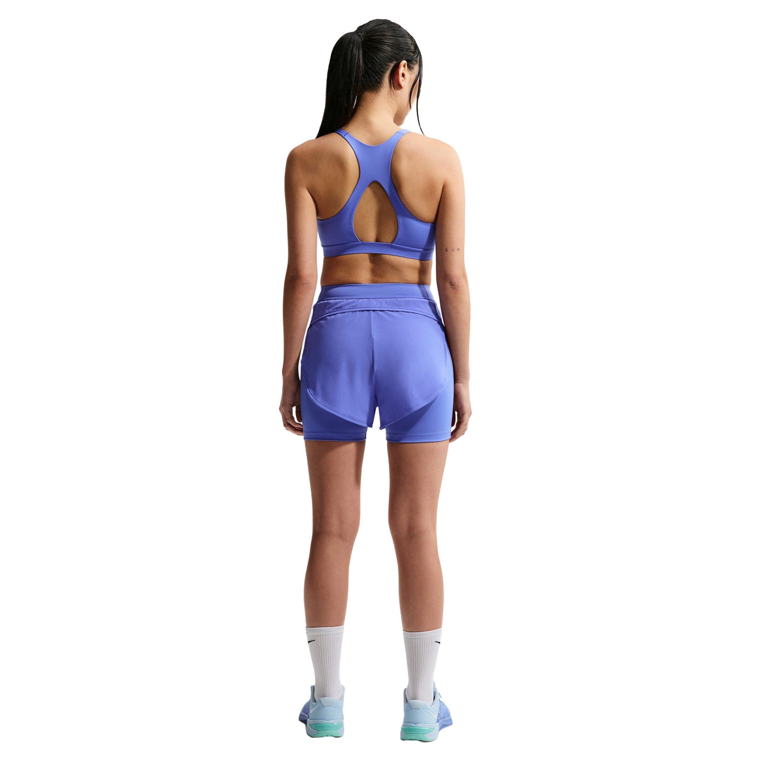 Nike Women's Universa 2-in-1 5" Shorts -Sapphire - SAPPHIRE Thumbnail View 5
