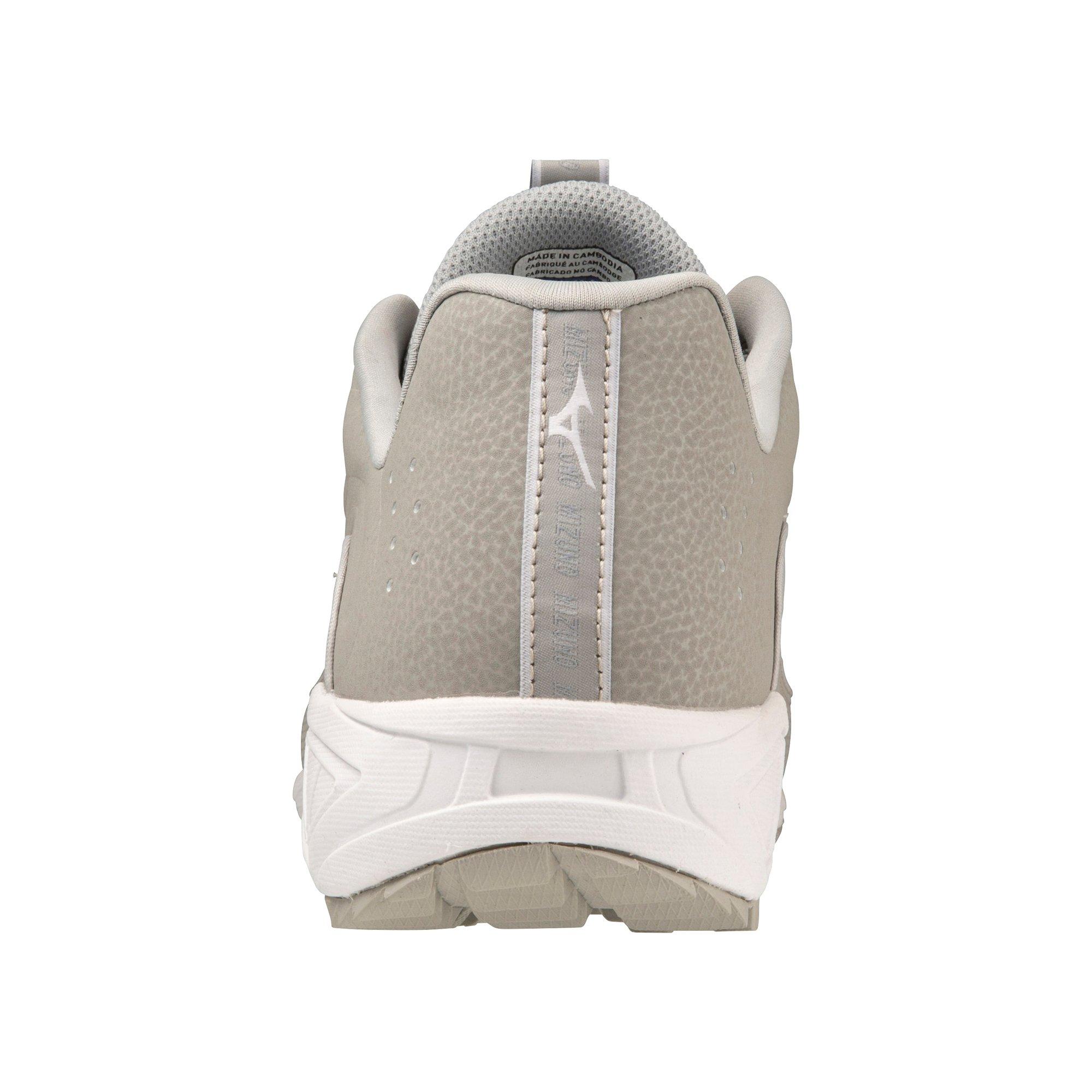 Mizuno Ambition 3 BB AS "Grey/White" Men's Baseball Shoe - GREY/WHITE Thumbnail View 5