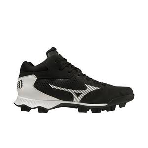 Mizuno Wave LightRevo TPU Mid "Black/White" Men's Baseball Cleat