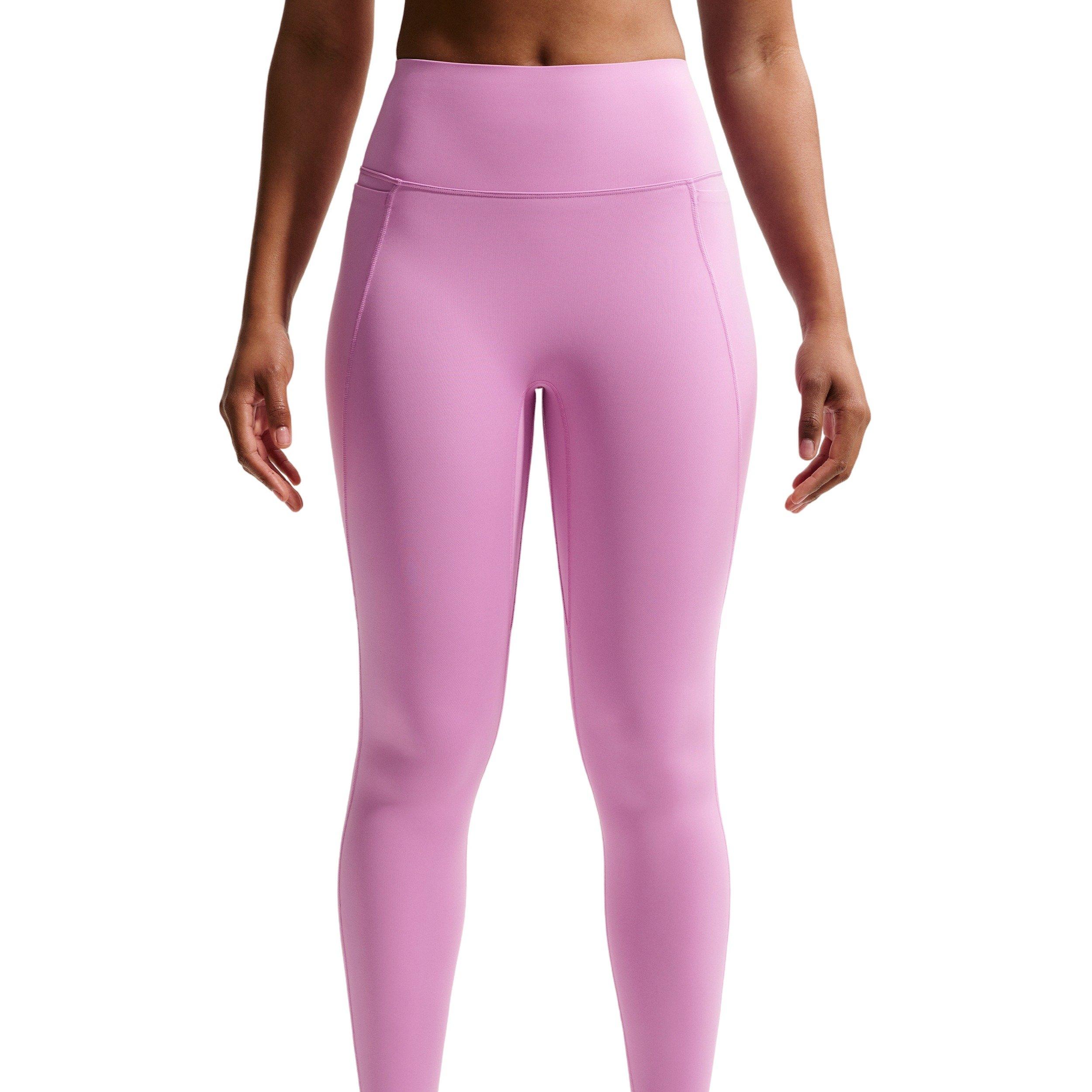 Nike Women's Universa High-Waisted 7/8 leggings with No Front Seam -Lt Magenta - LT MAGENTA Thumbnail View 1
