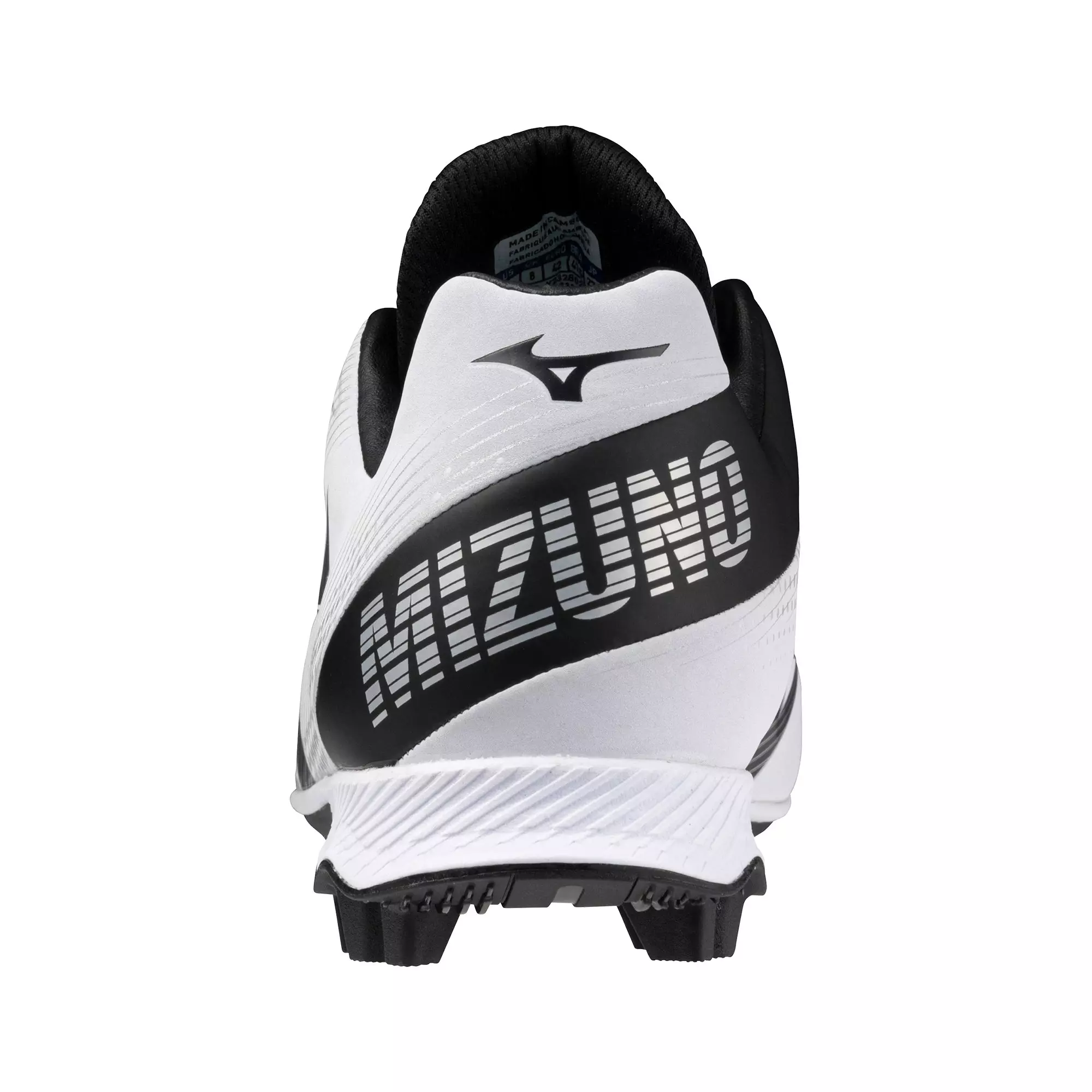 Mizuno Wave LightRevo TPU "White/Black" Men's Baseball Cleat - WHITE/BLACK