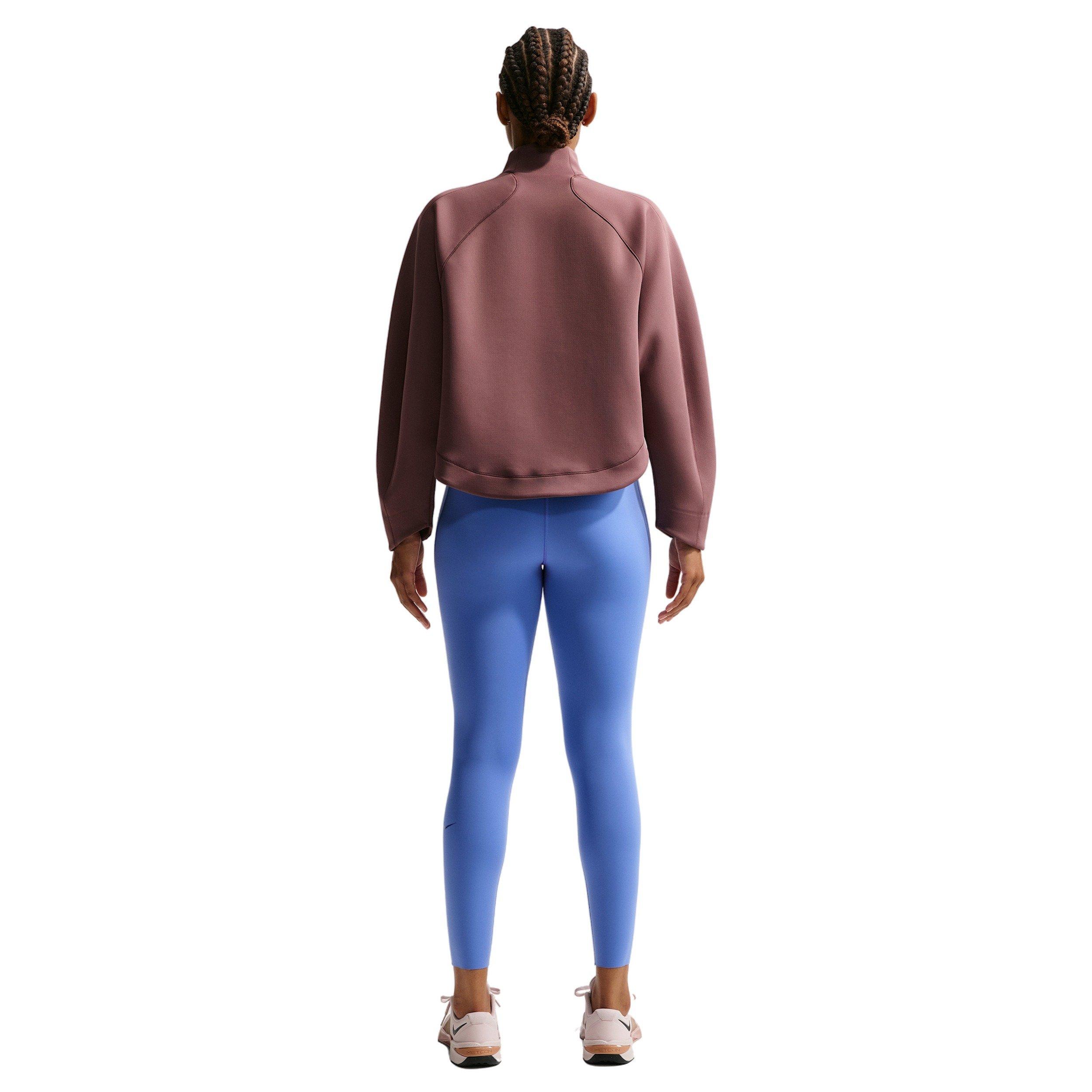 Nike Women's Universa High-Waisted 7/8 leggings with No Front Seam - Sapphire - SAPPHIRE Thumbnail View 7