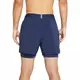 Nike Men's Yoga Blue 2-in-1 Shorts - BLUE Thumbnail View 2