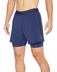 Nike Men's Yoga Blue 2-in-1 Shorts - BLUE