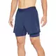 Nike Men's Yoga Blue 2-in-1 Shorts - BLUE Thumbnail View 1