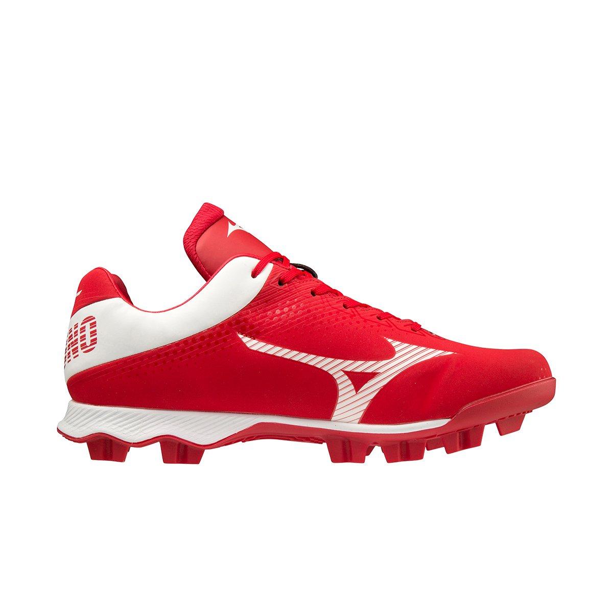 Mizuno Wave LightRevo TPU "Red/White" Men's Baseball Cleat - RED/WHITE Thumbnail View 1