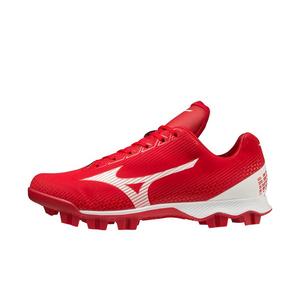 Mizuno Wave LightRevo TPU "Red/White" Men's Baseball Cleat