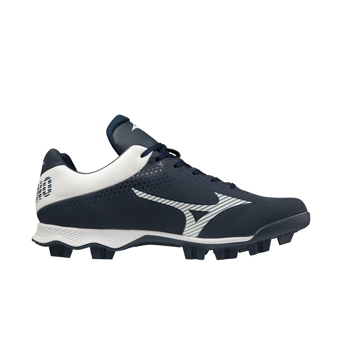 Mizuno Wave LightRevo TPU "Navy/White" Men's Baseball Cleat - NAVY/WHITE Thumbnail View 1