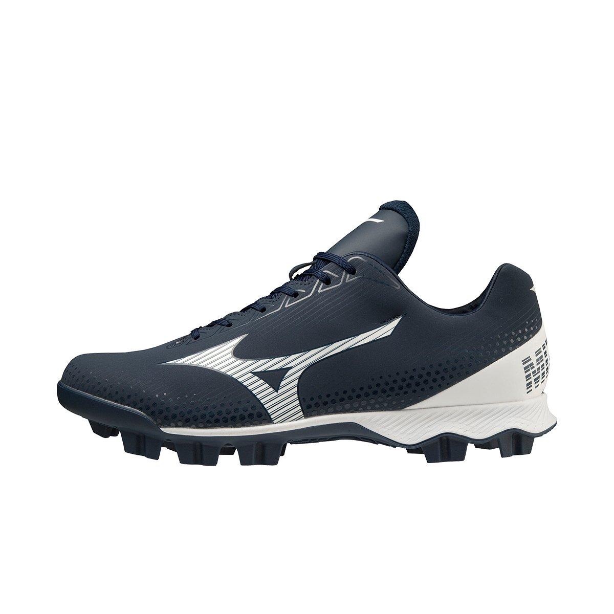 Mizuno Wave LightRevo TPU "Navy/White" Men's Baseball Cleat - NAVY/WHITE Thumbnail View 2