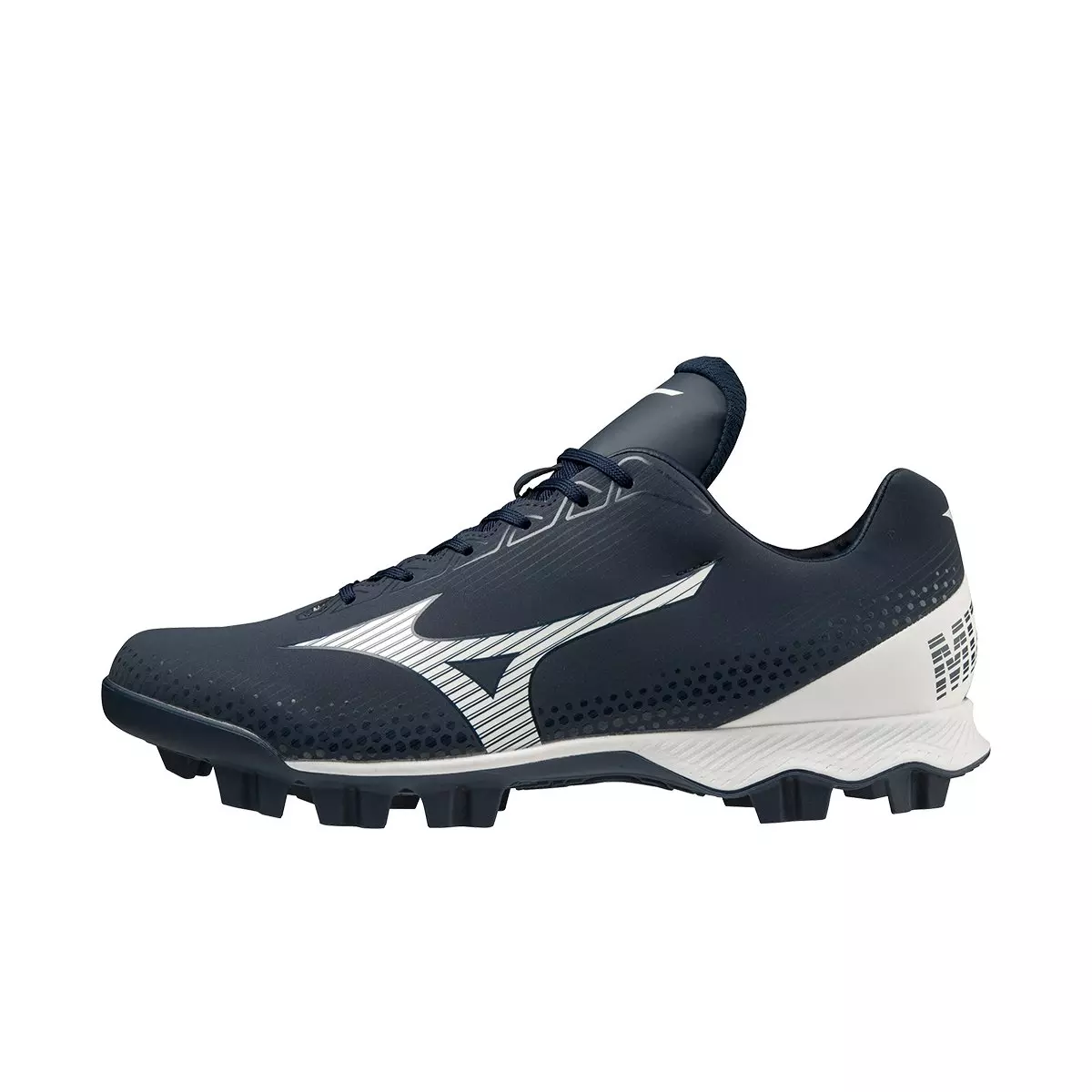 Mizuno Wave LightRevo TPU "Navy/White" Men's Baseball Cleat - NAVY/WHITE