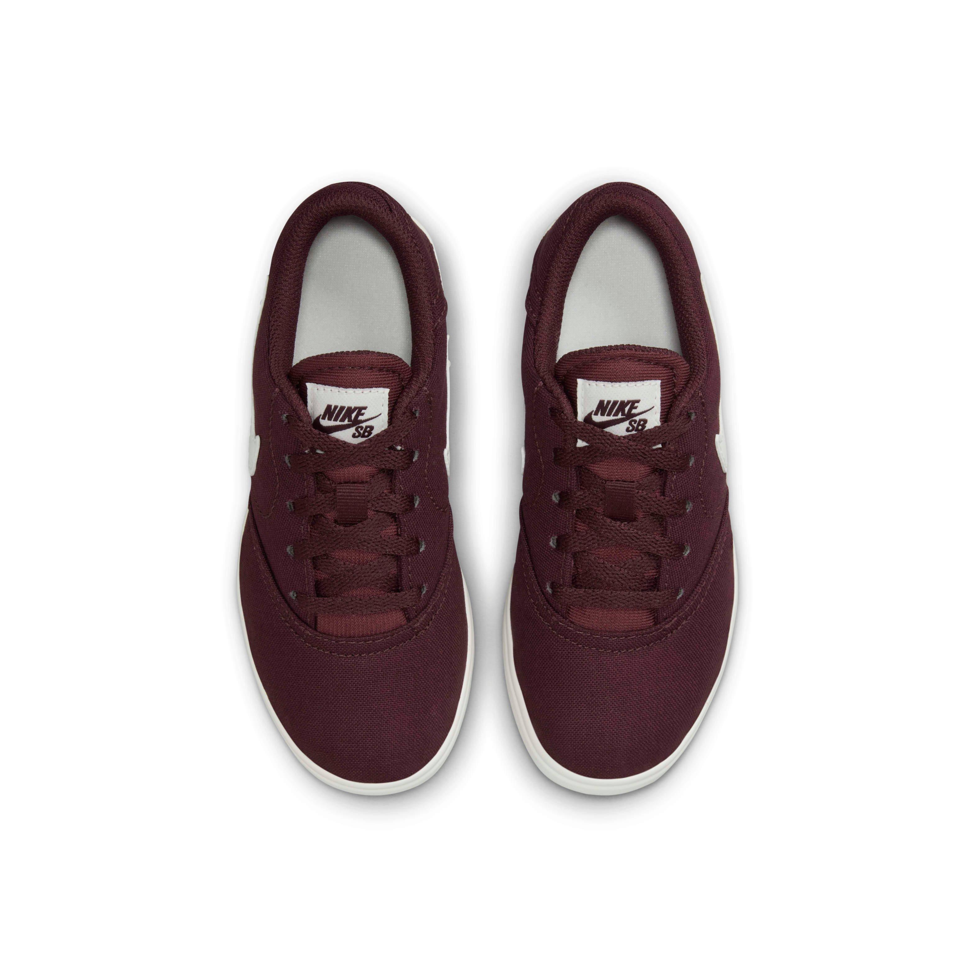 Nike SB Check Canvas Preschool Boys' "Burgundy Crush/Sail" Skateboarding Shoe