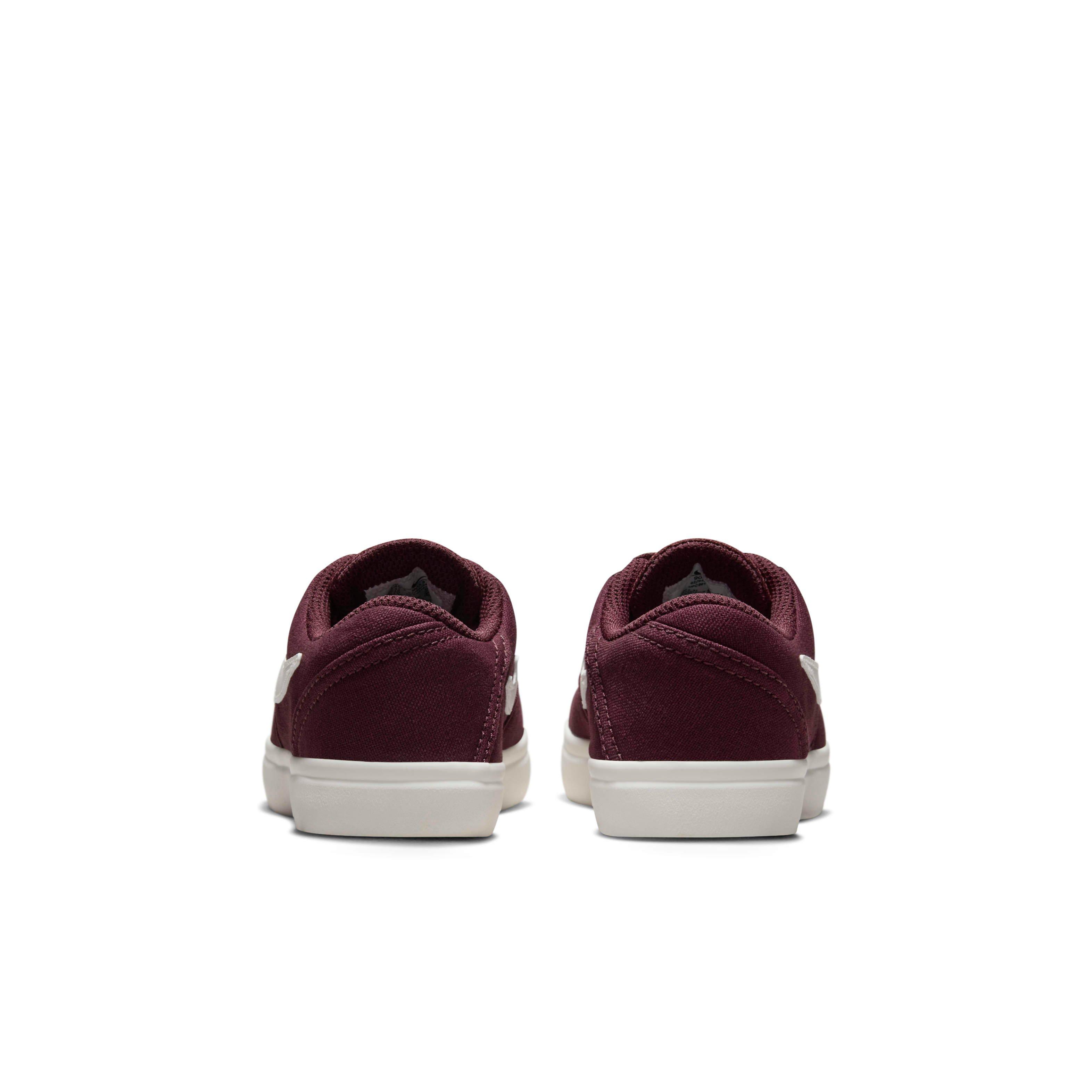 Nike SB Check Canvas Preschool Boys' "Burgundy Crush/Sail" Skateboarding Shoe