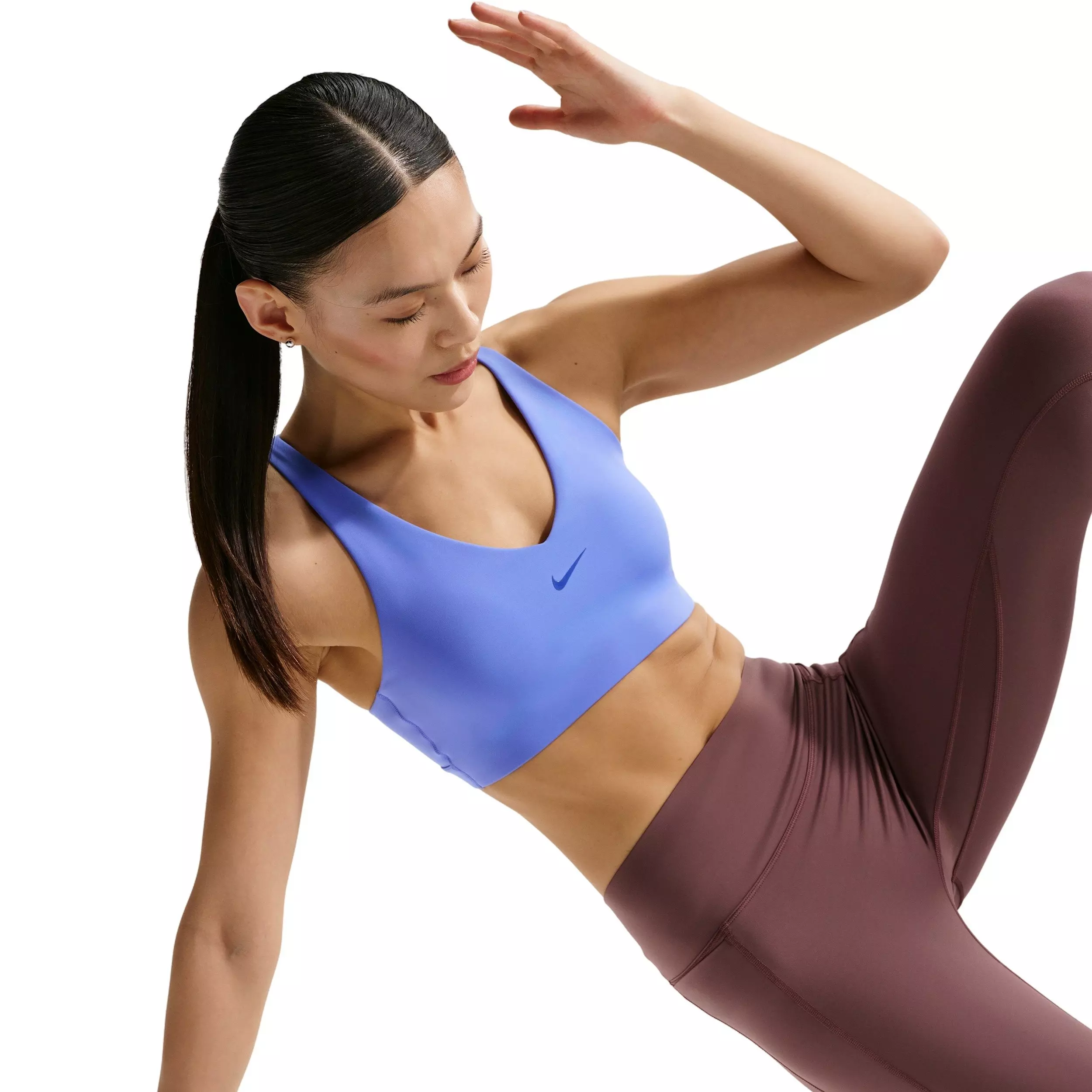 Nike Women's Universa Medium-Support Padded Sports Bra - Sapphire - SAPPHIRE