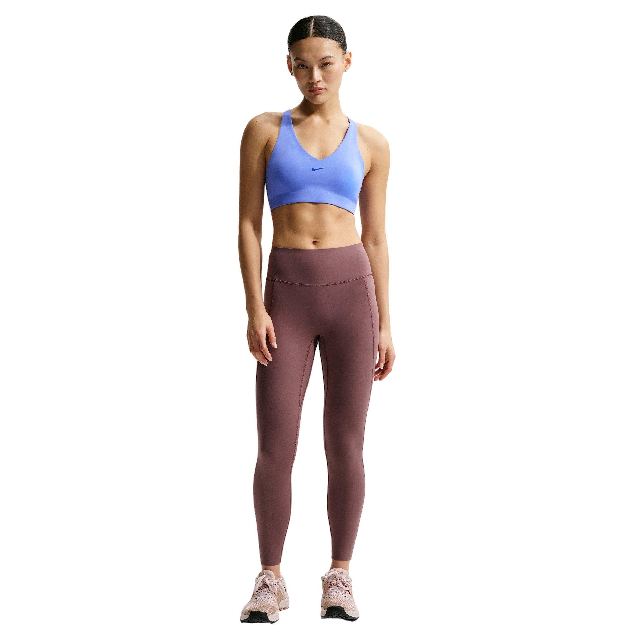 Nike Women's Universa Medium-Support Padded Sports Bra -Sapphire - SAPPHIRE Thumbnail View 4