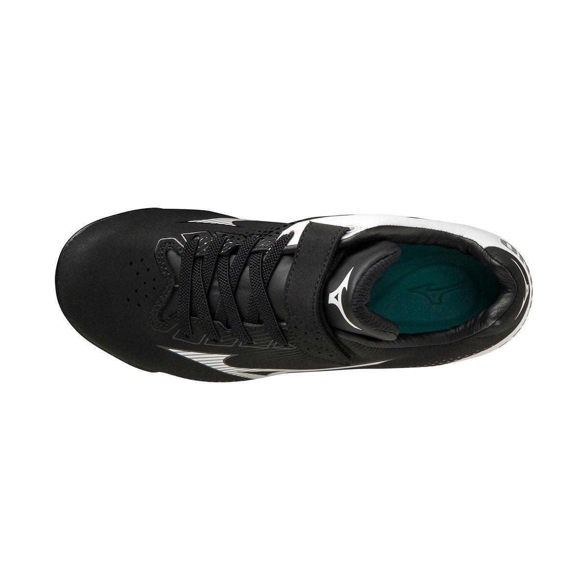 Mizuno Wave LightRevo TPU  Preschool Boys' "Black/White" Baseball Cleat