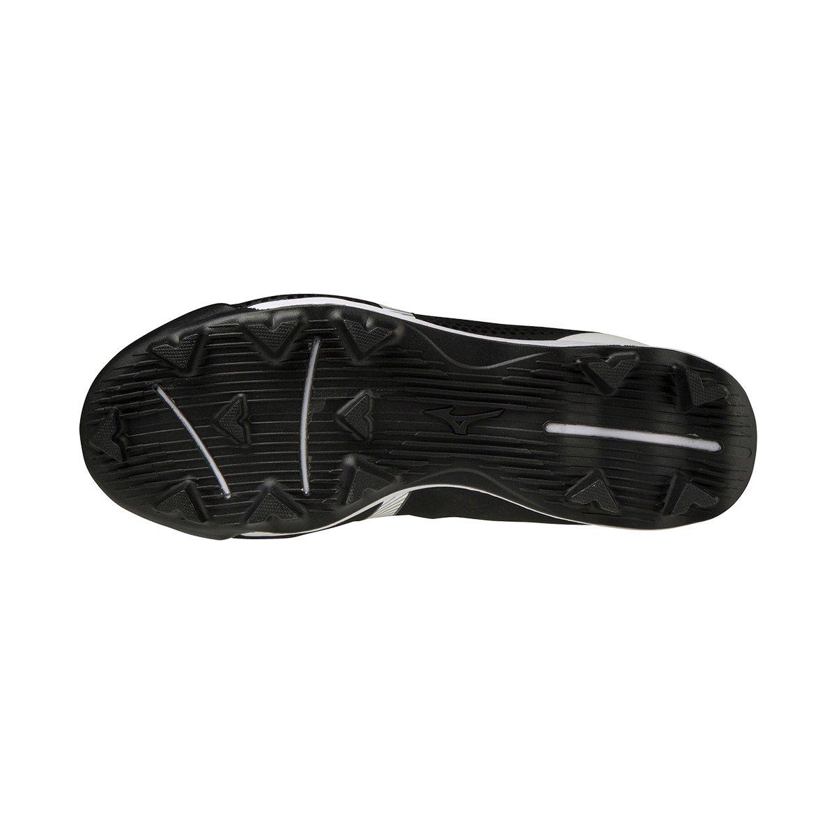 Mizuno Wave LightRevo TPU  Preschool Boys' "Black/White" Baseball Cleat