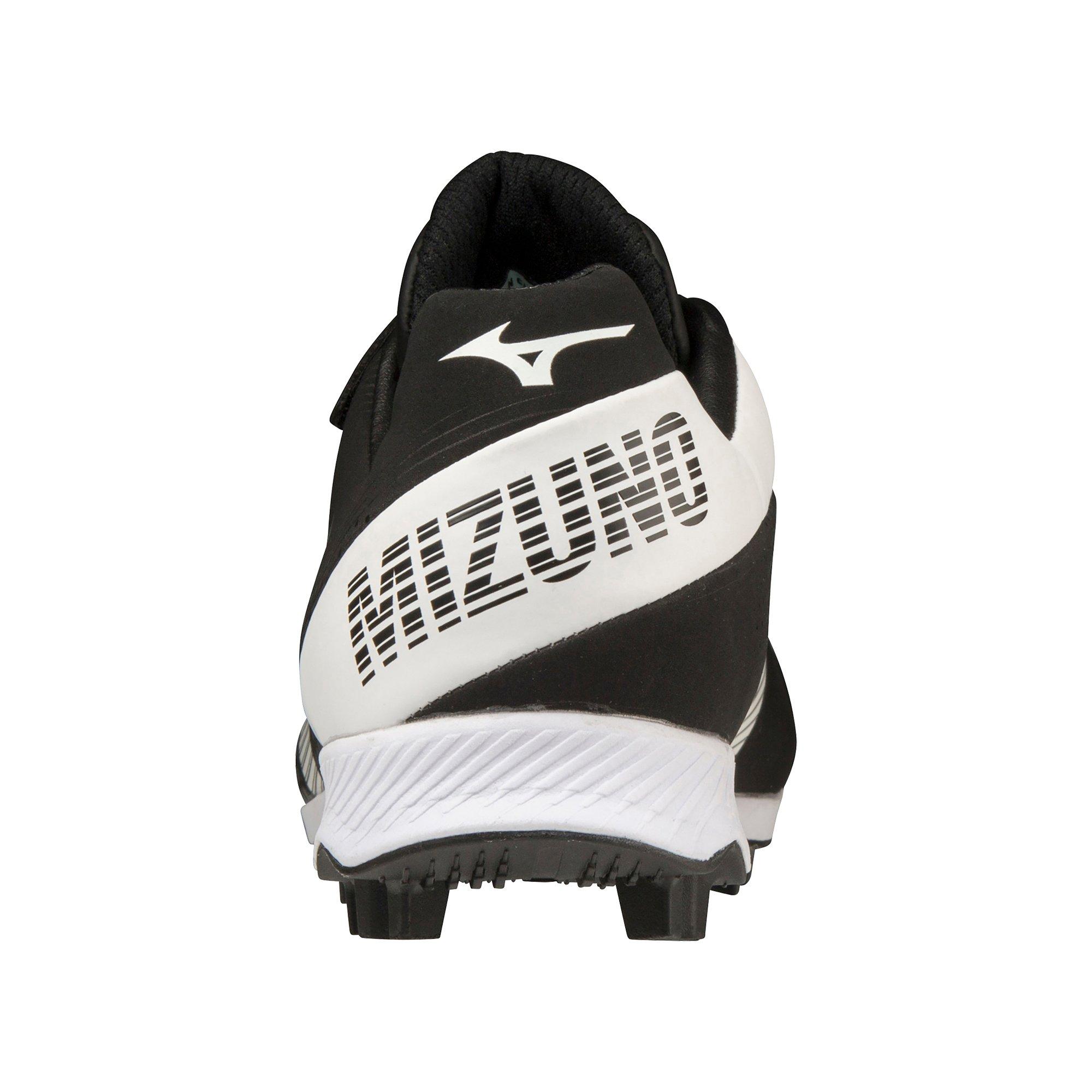 Mizuno Wave LightRevo TPU  Preschool Boys' "Black/White" Baseball Cleat