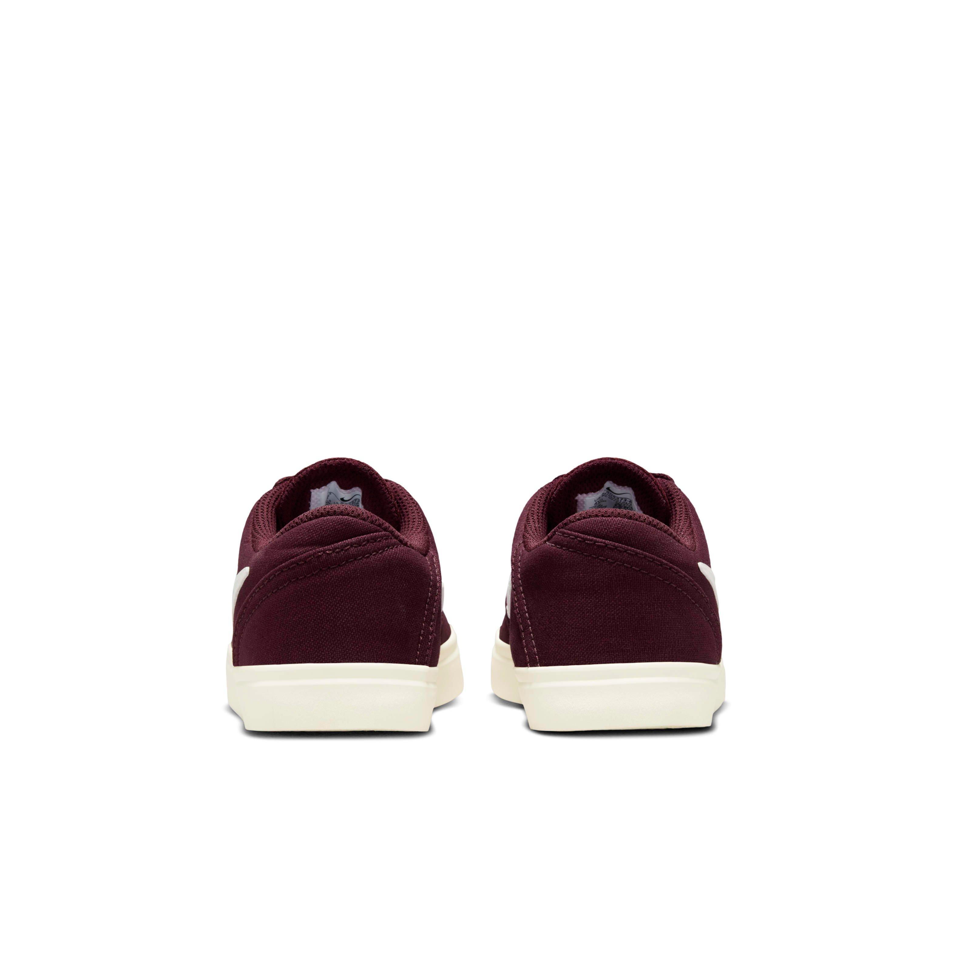 Nike SB Check Canvas Grade School Boys' "Burgundy Crush/Sail" Skateboarding Shoe