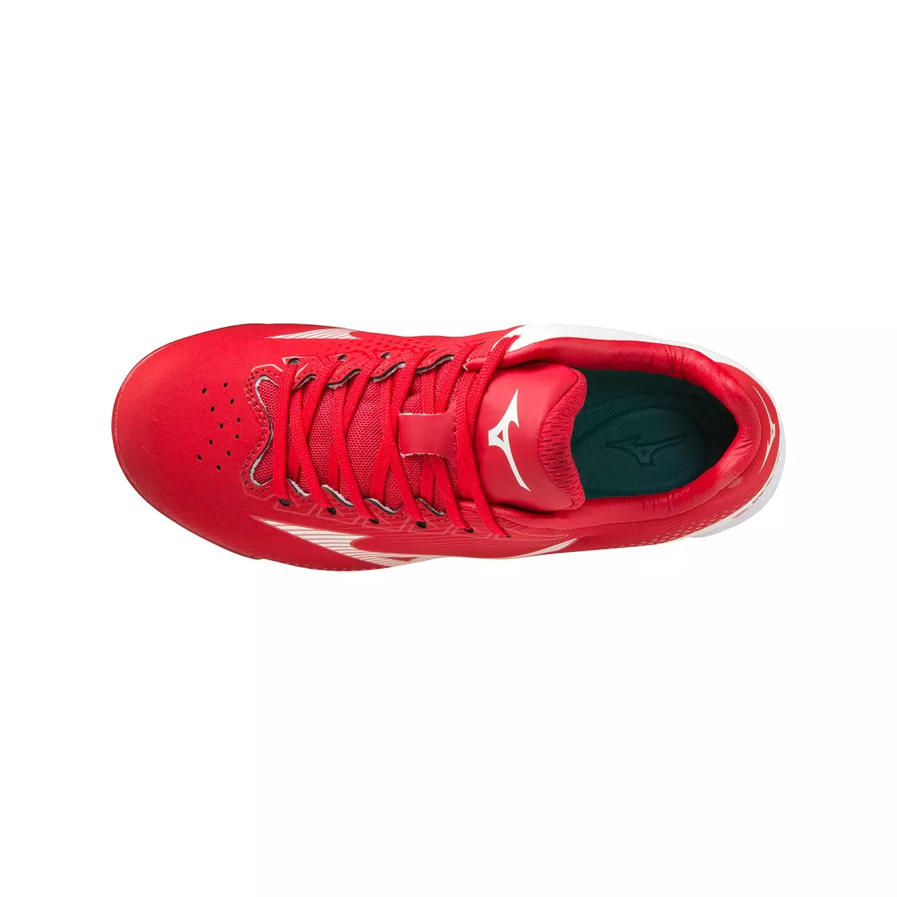 Mizuno Wave LightRevo TPU "Red/White" Grade School Boys' Baseball Cleat - RED/WHITE