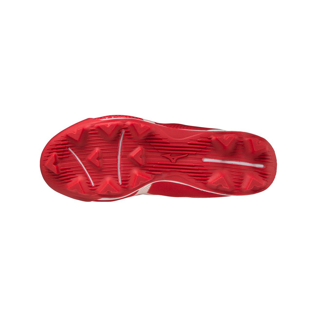 Mizuno Wave Grade School Boys'  LightRevo TPU "Red/White" Baseball Cleat