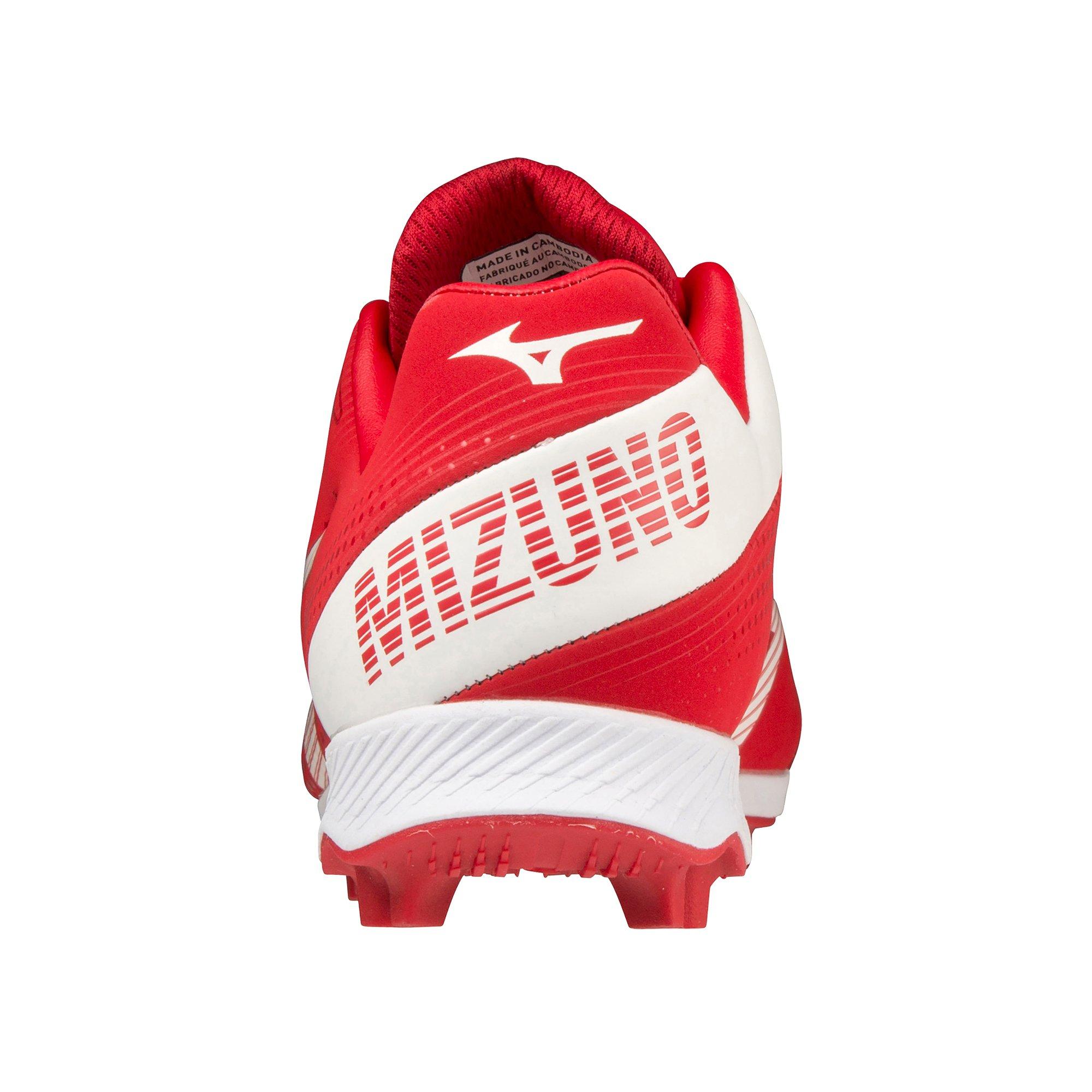 Mizuno Wave Grade School Boys'  LightRevo TPU "Red/White" Baseball Cleat
