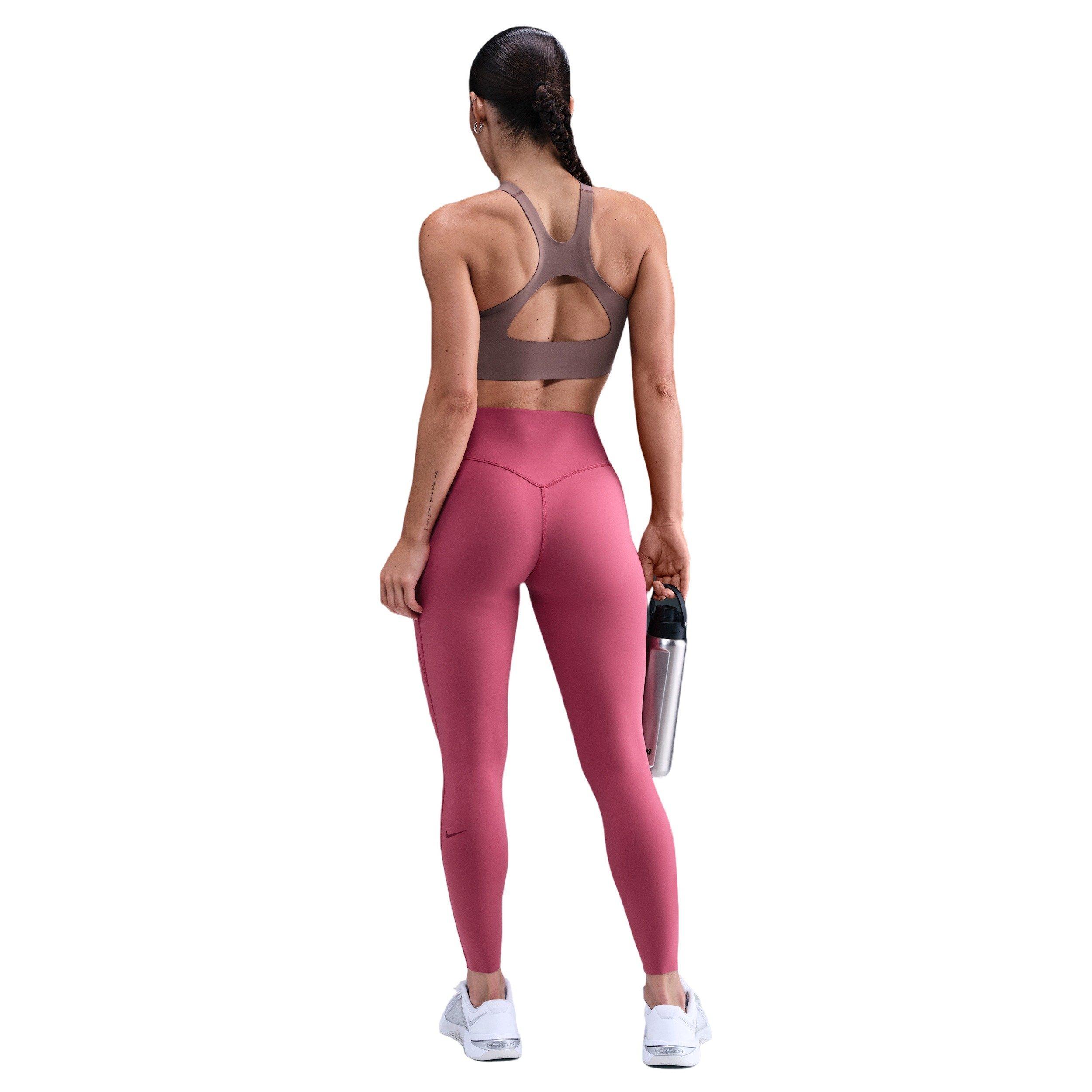 Nike Women's Universa Medium-Support Padded Sports Bra - Tattoo Purple - TATTOO PURPLE Thumbnail View 5