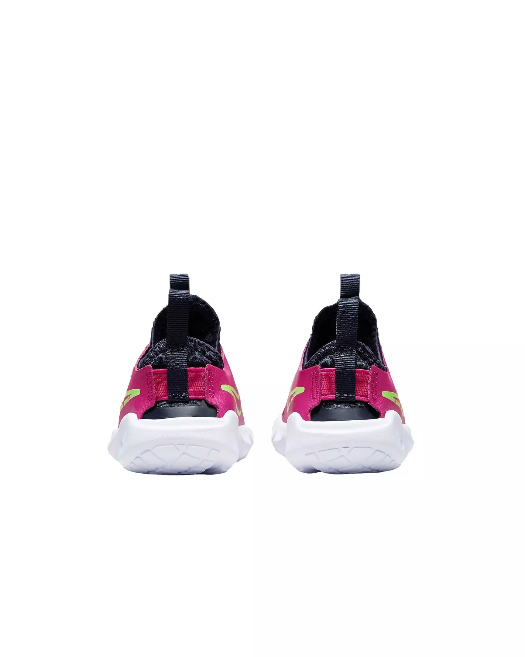 Nike Flex Runner 2 "Dark Obsidian/Fireberry/White/Lime Blast" Infant Girls' Running Shoe - DK OBSIDIAN/FIREBERRY/WHITE/LIME