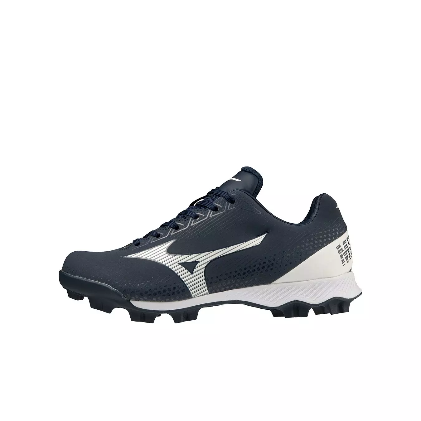 Mizuno Wave LightRevo TPU "Navy/White" Grade School Boys' Baseball Cleat - NAVY/WHITE