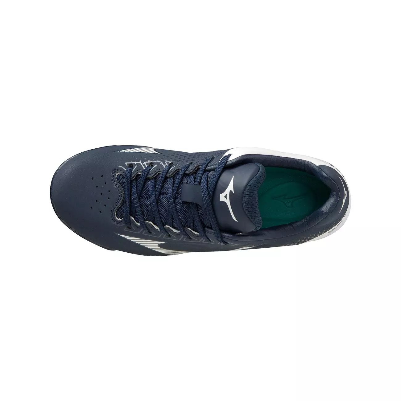 Mizuno Wave LightRevo TPU "Navy/White" Grade School Boys' Baseball Cleat - NAVY/WHITE