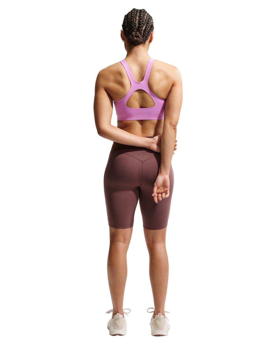 Nike Women's Universa Medium-Support Padded Sports Bra - Lt Magenta - LT MAGENTA Thumbnail View 5