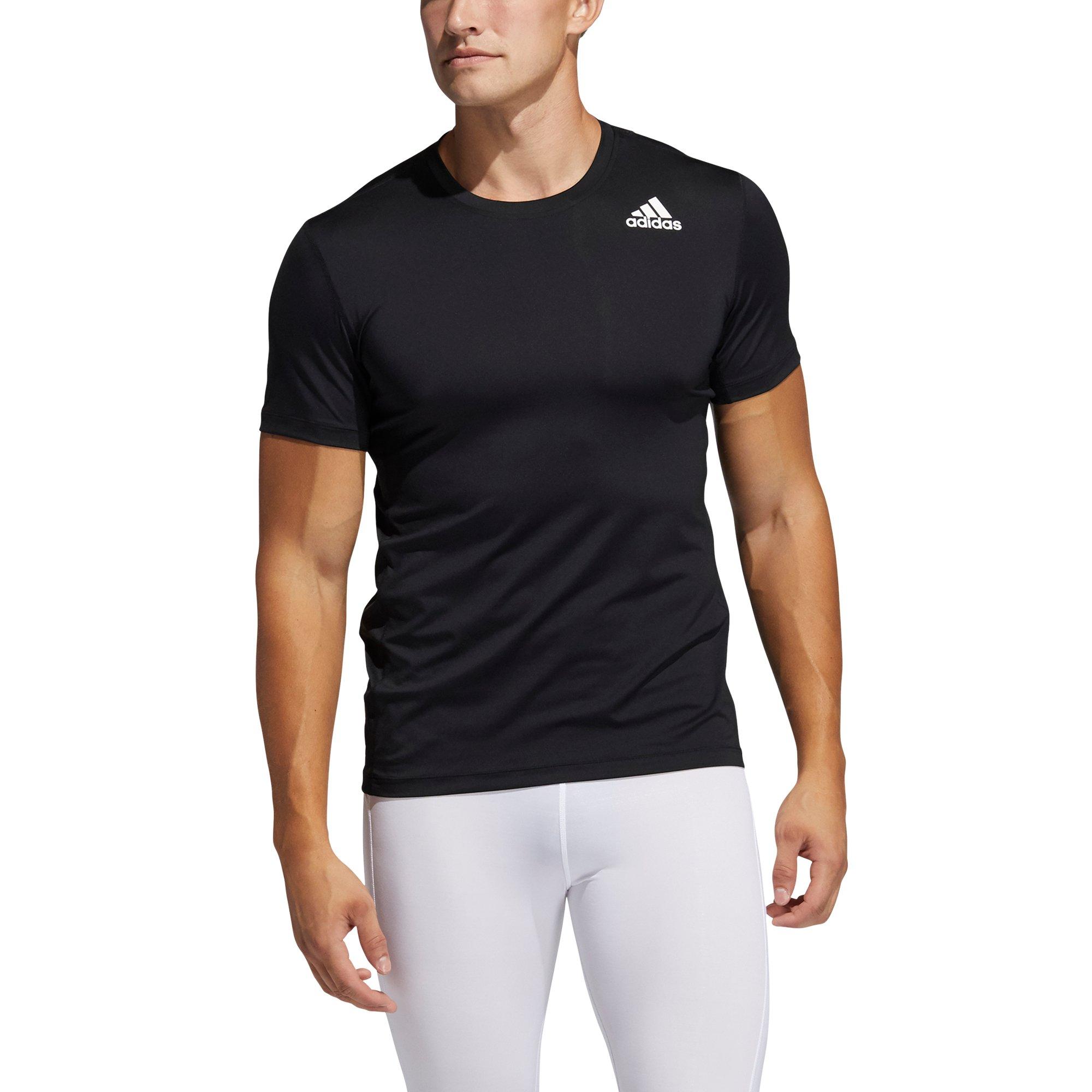 adidas Men's White Techfit Long Leggings - Hibbett