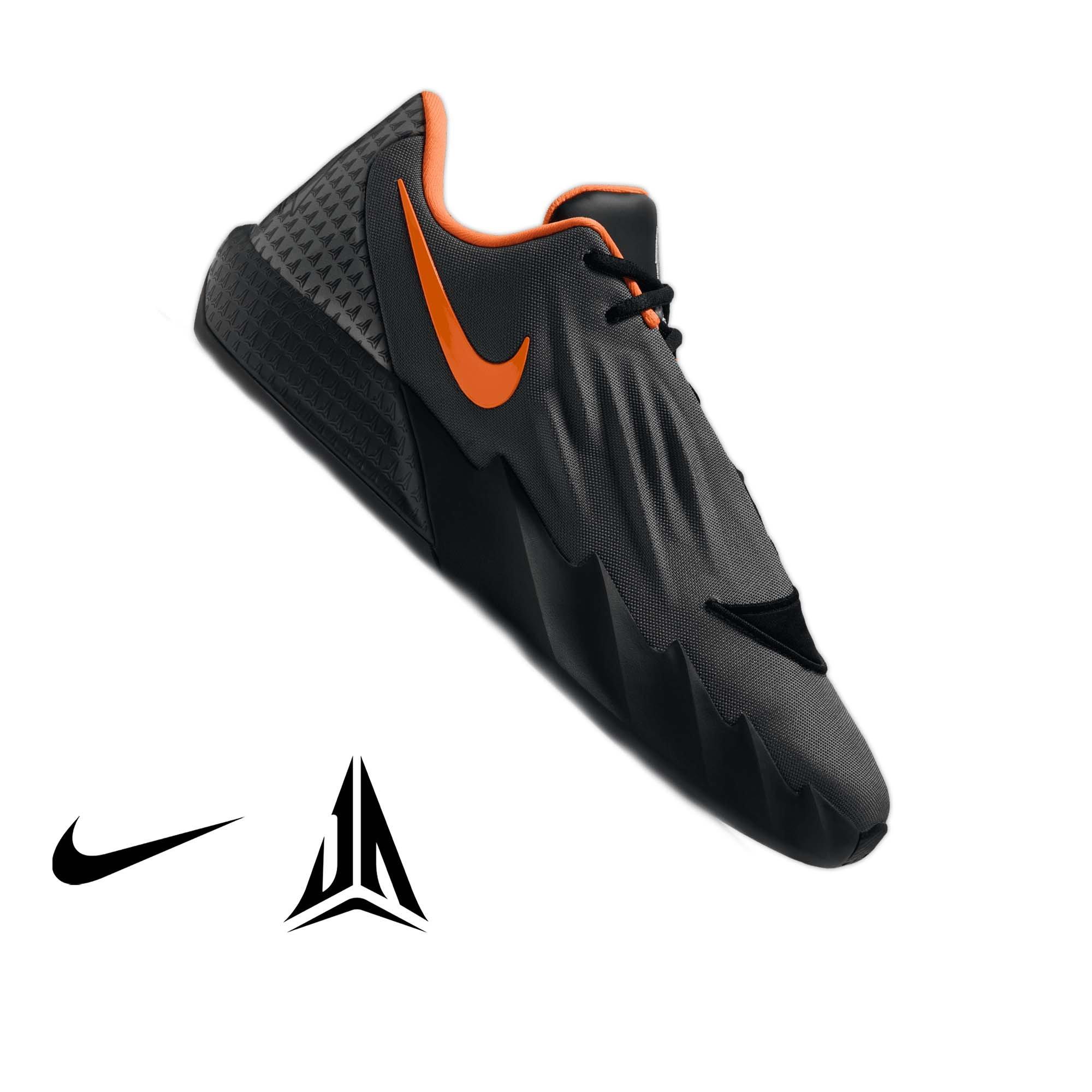 Nike Ja Twelve Time "Iron Grey" Men's Basketball Shoe - BLACK/TOTAL ORANGE/IRON GREY