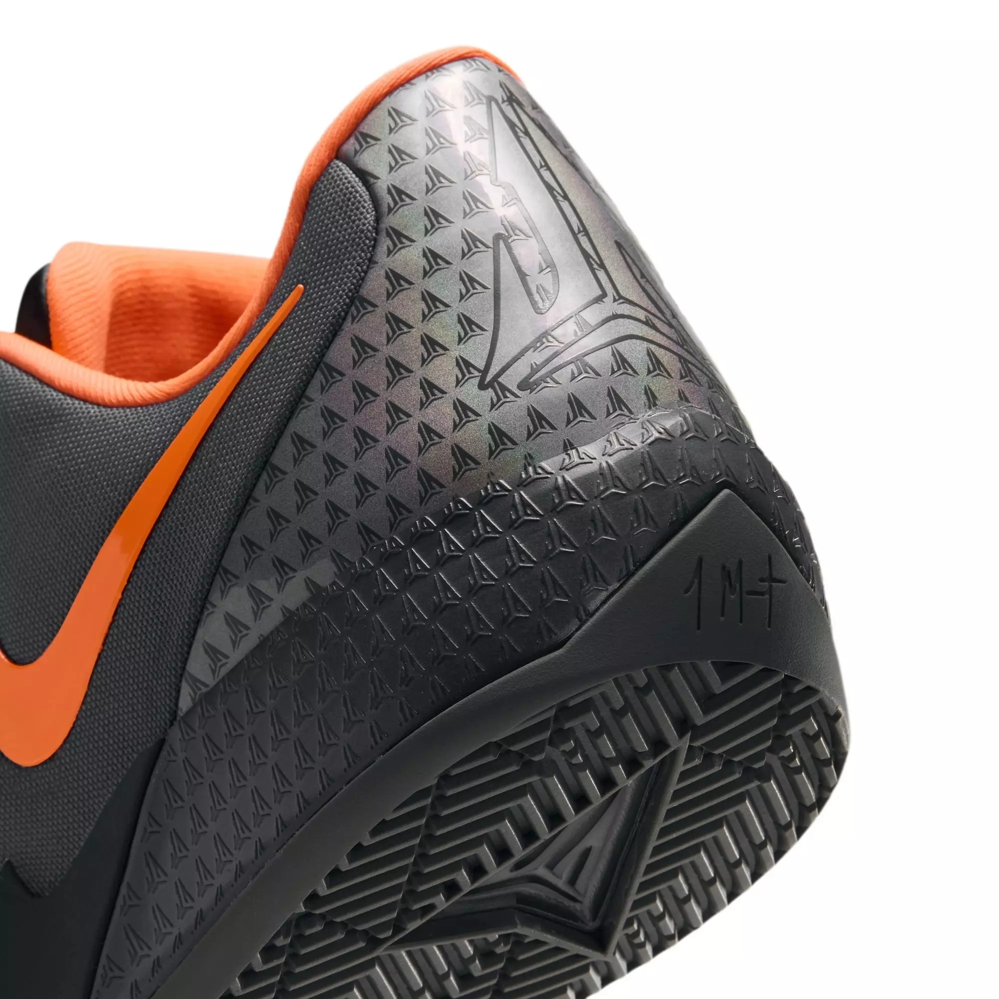Nike Ja Twelve Time "Iron Grey" Men's Basketball Shoe - BLACK/TOTAL ORANGE/IRON GREY